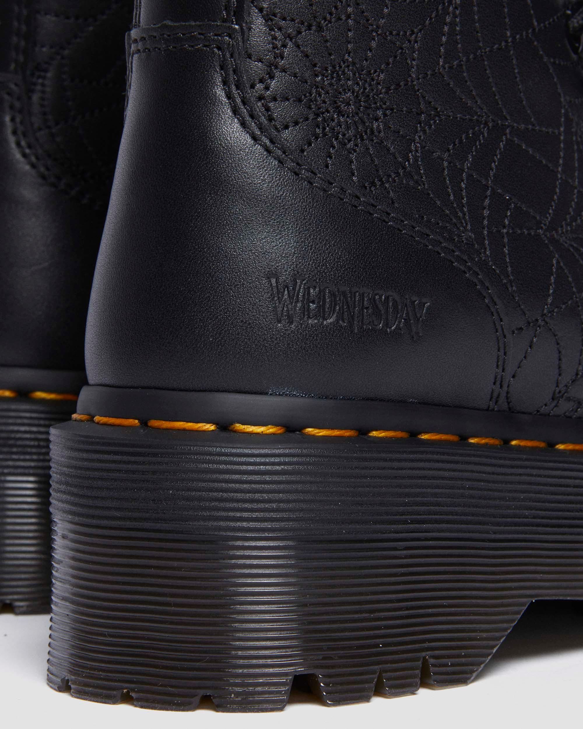 Shop Dr. Martens' Jadon Wednesday Platform Boots In Black