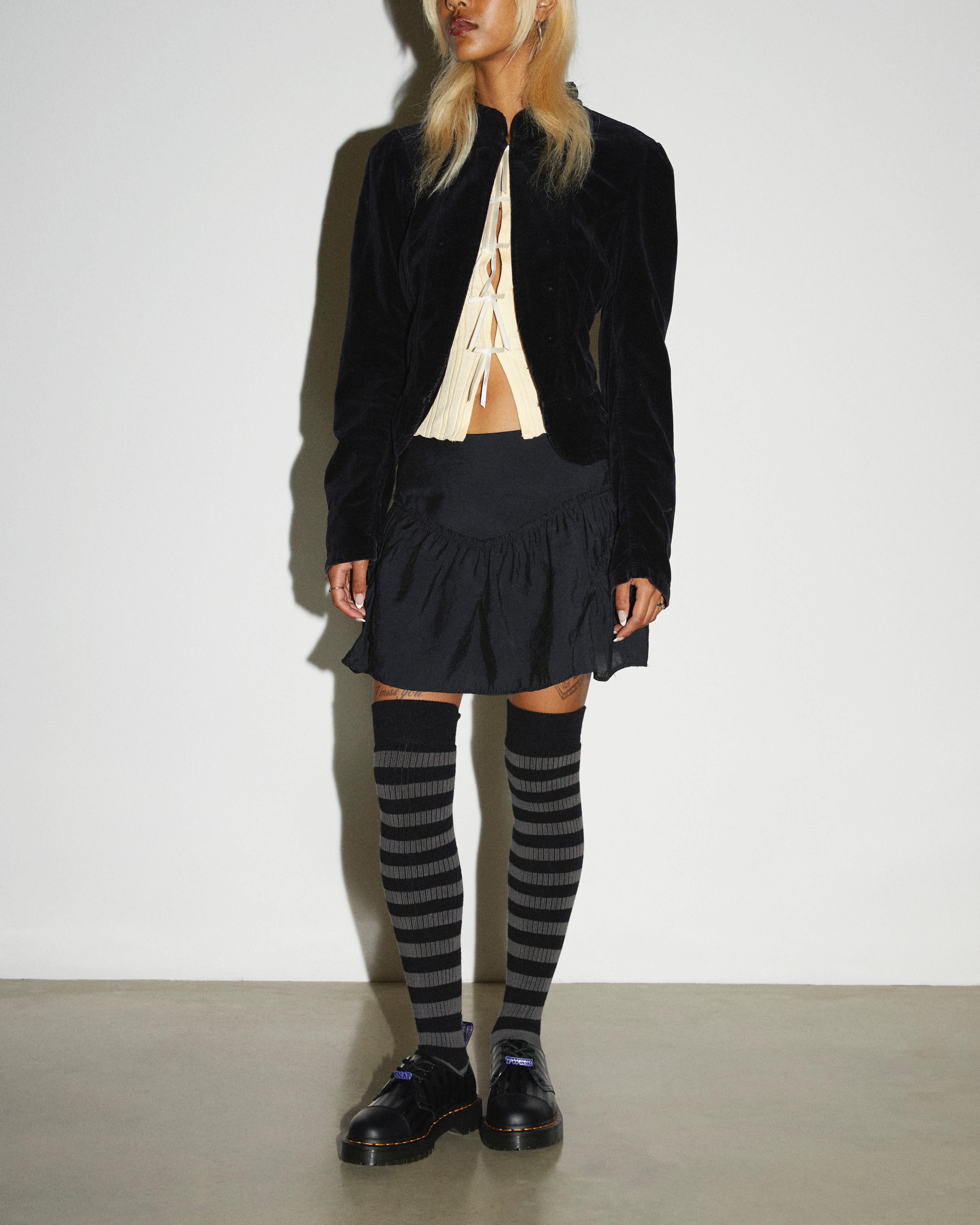 Dr. Martens 1461 Bex Wednesday Platform Shoes In Black