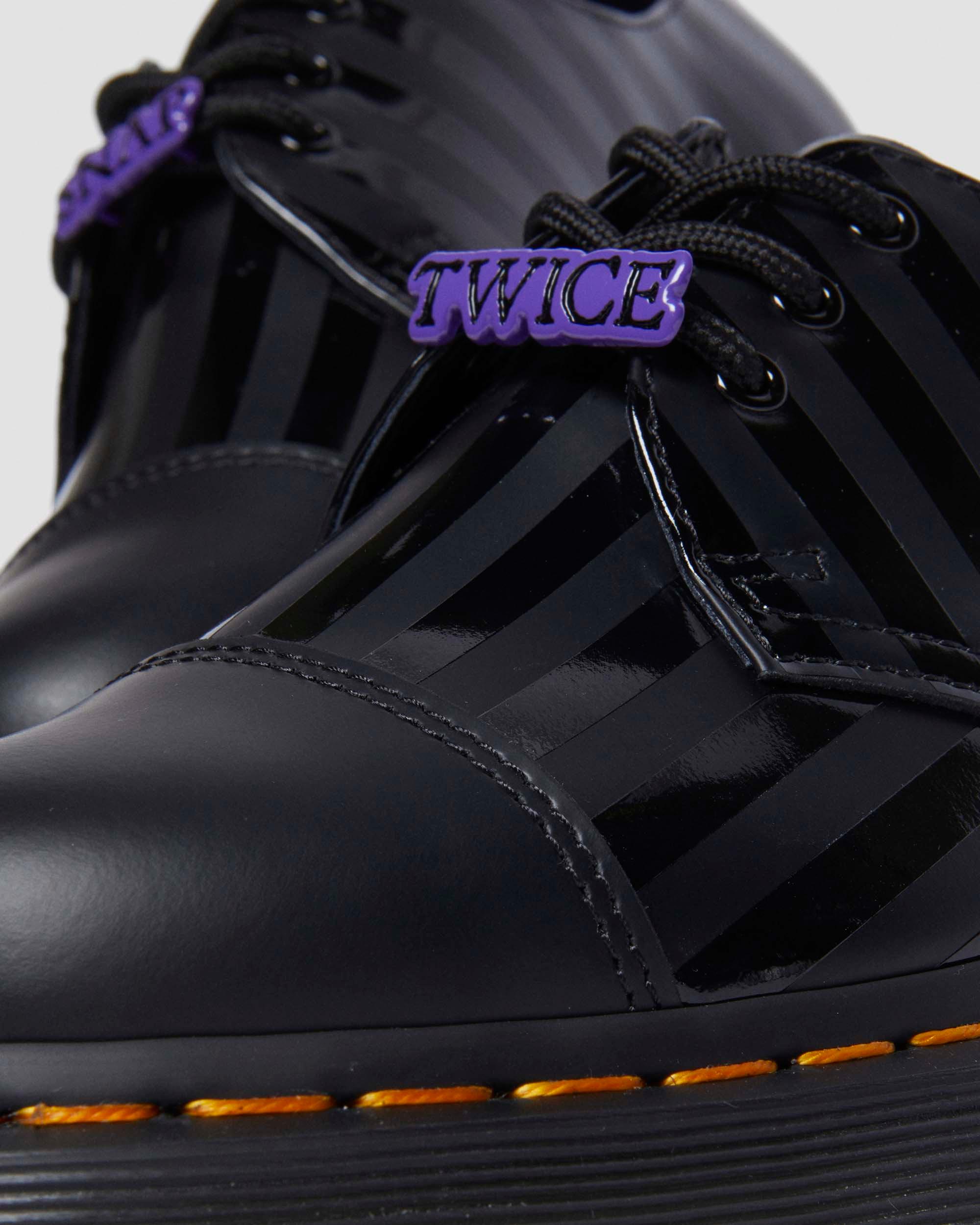 Dr. Martens 1461 Bex Wednesday Platform Shoes In Black