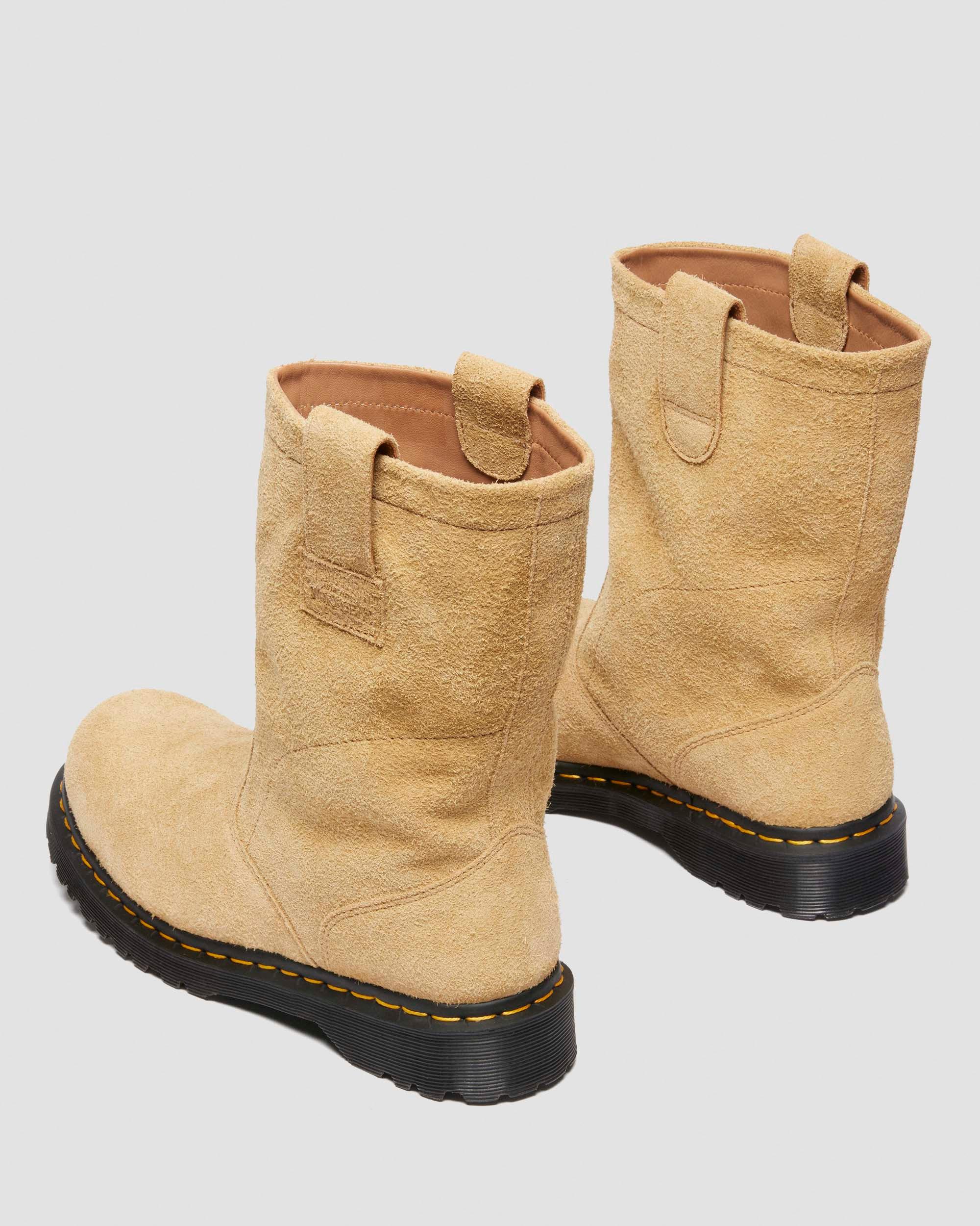 2295 Decon Stüssy​ Suede Biker Boots in SAND | Dr. Martens™