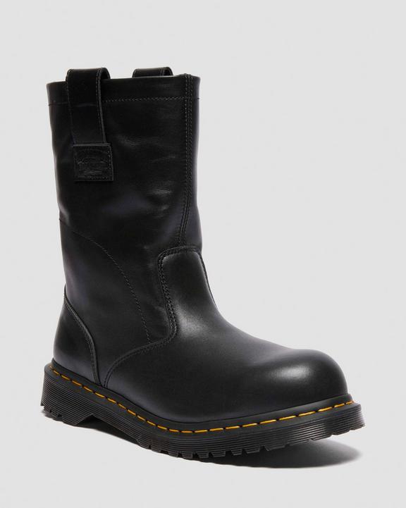 2295 Decon Stüssy Leather Biker Boots in Black | Dr. Martens 2295 Decon Stüssy Leather Biker Boots in Black | Dr. Martens