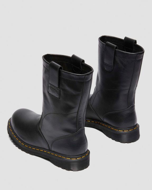 2295 Decon Stüssy Leather Biker Boots in Black | Dr. Martens 2295 Decon Stüssy Leather Biker Boots in Black | Dr. Martens