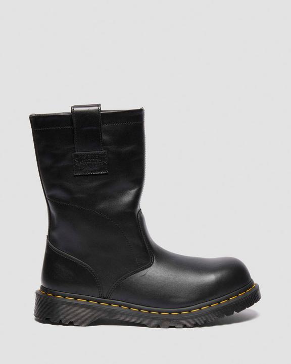 2295 Decon Stüssy Leather Biker Boots in Black | Dr. Martens 2295 Decon Stüssy Leather Biker Boots in Black | Dr. Martens