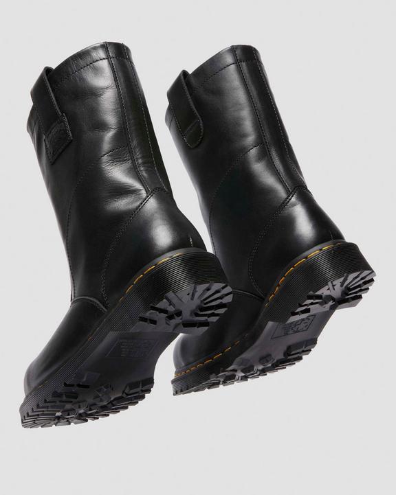 2295 Decon Stüssy Leather Biker Boots in Black | Dr. Martens 2295 Decon Stüssy Leather Biker Boots in Black | Dr. Martens