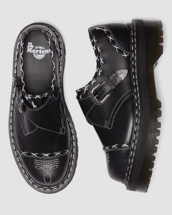 Monk Gothic Americana Leather Platform ShoesMonk Gothic Americana Leather Platform Shoes Dr. Martens