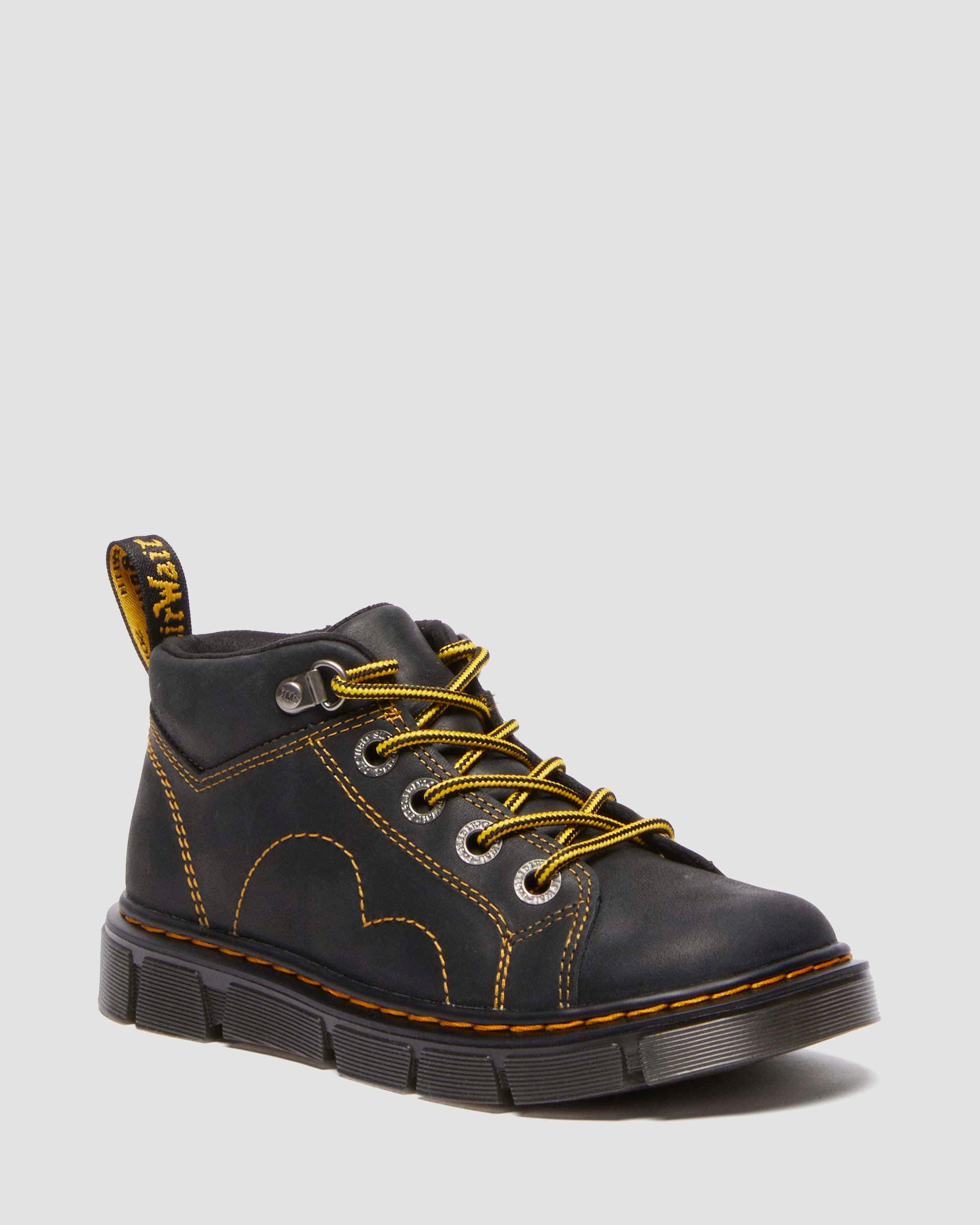 Junior Raffe Church Wyoming leather boots in BLACK | Dr. Martens™