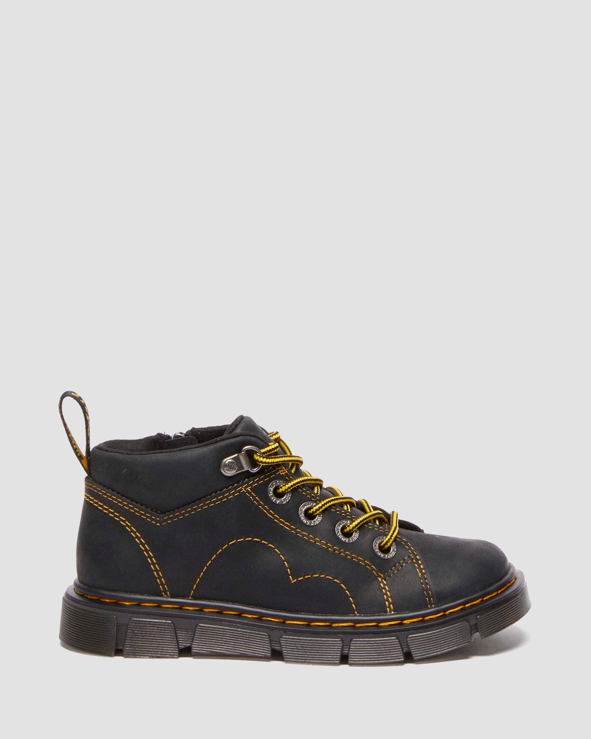 Junior Raffe Church Wyoming leather boots in Black
