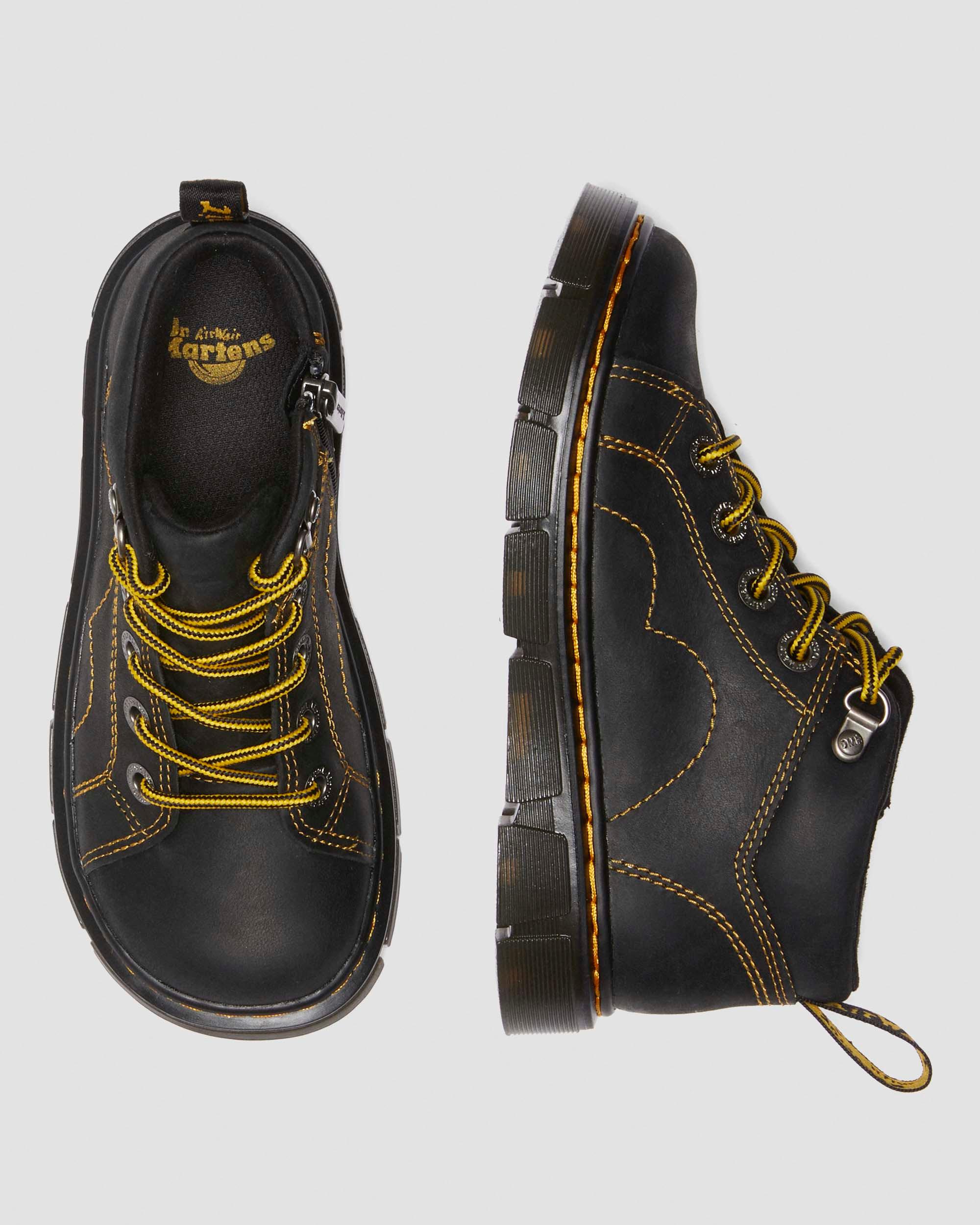 Junior Raffe Church Wyoming leather boots in Black