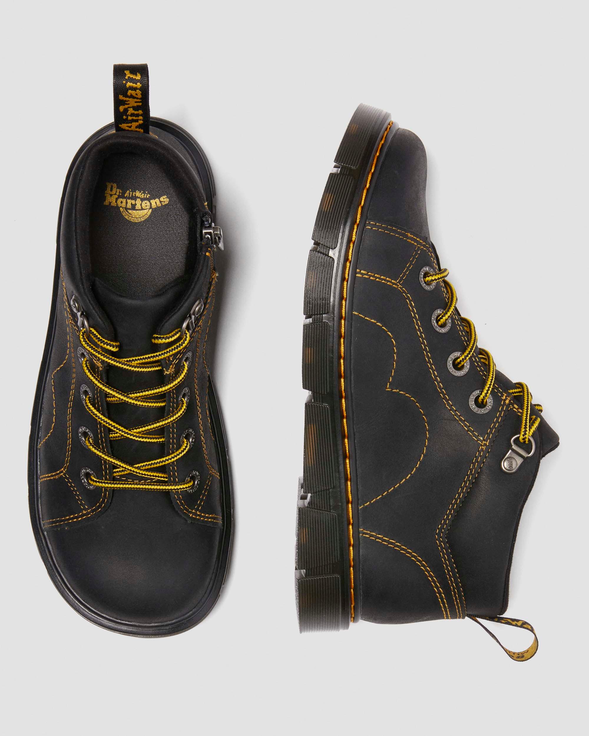 Youth Raffe Church Wyoming leather boots in Black