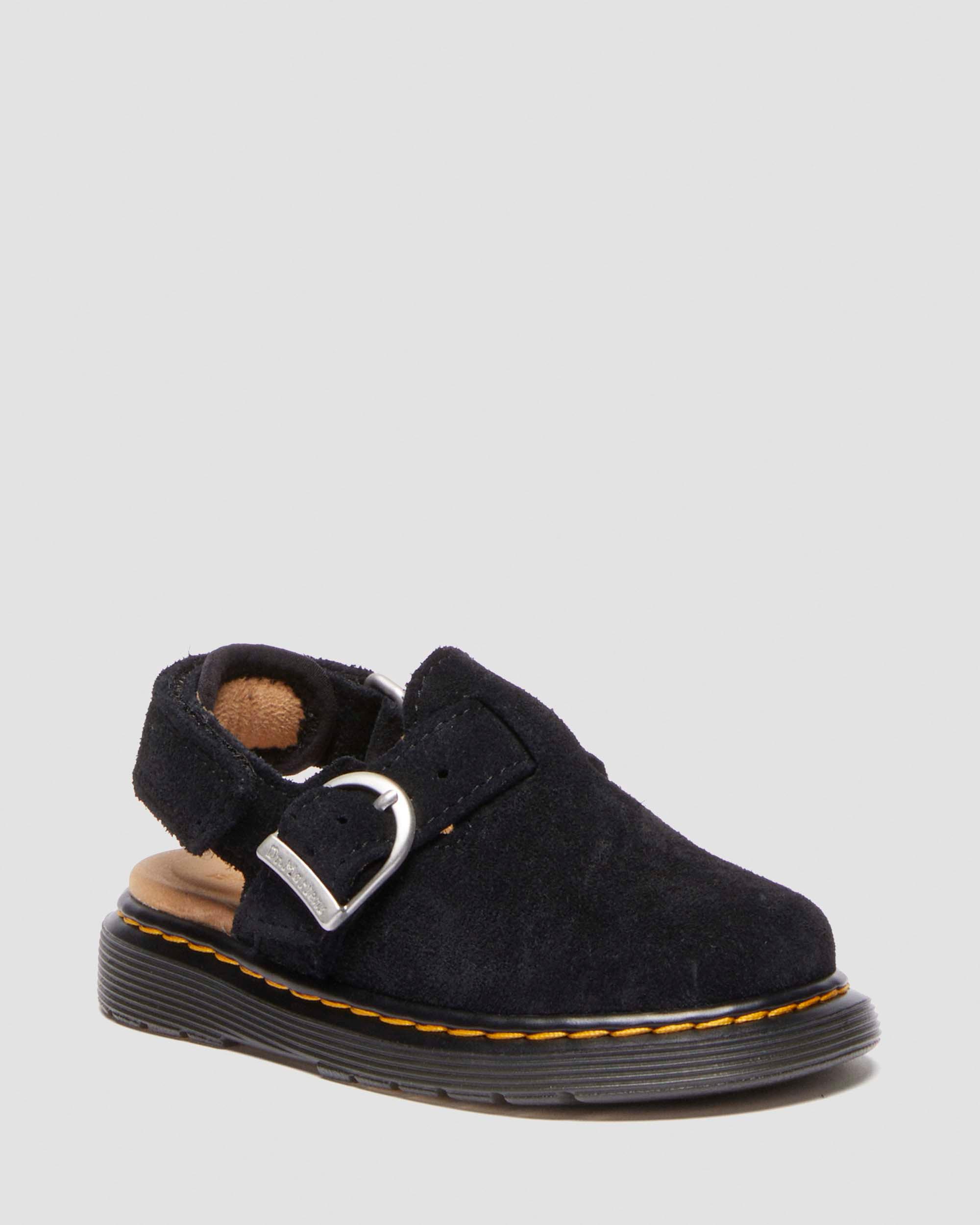 Toddler Jorgie Suede Mules in Black