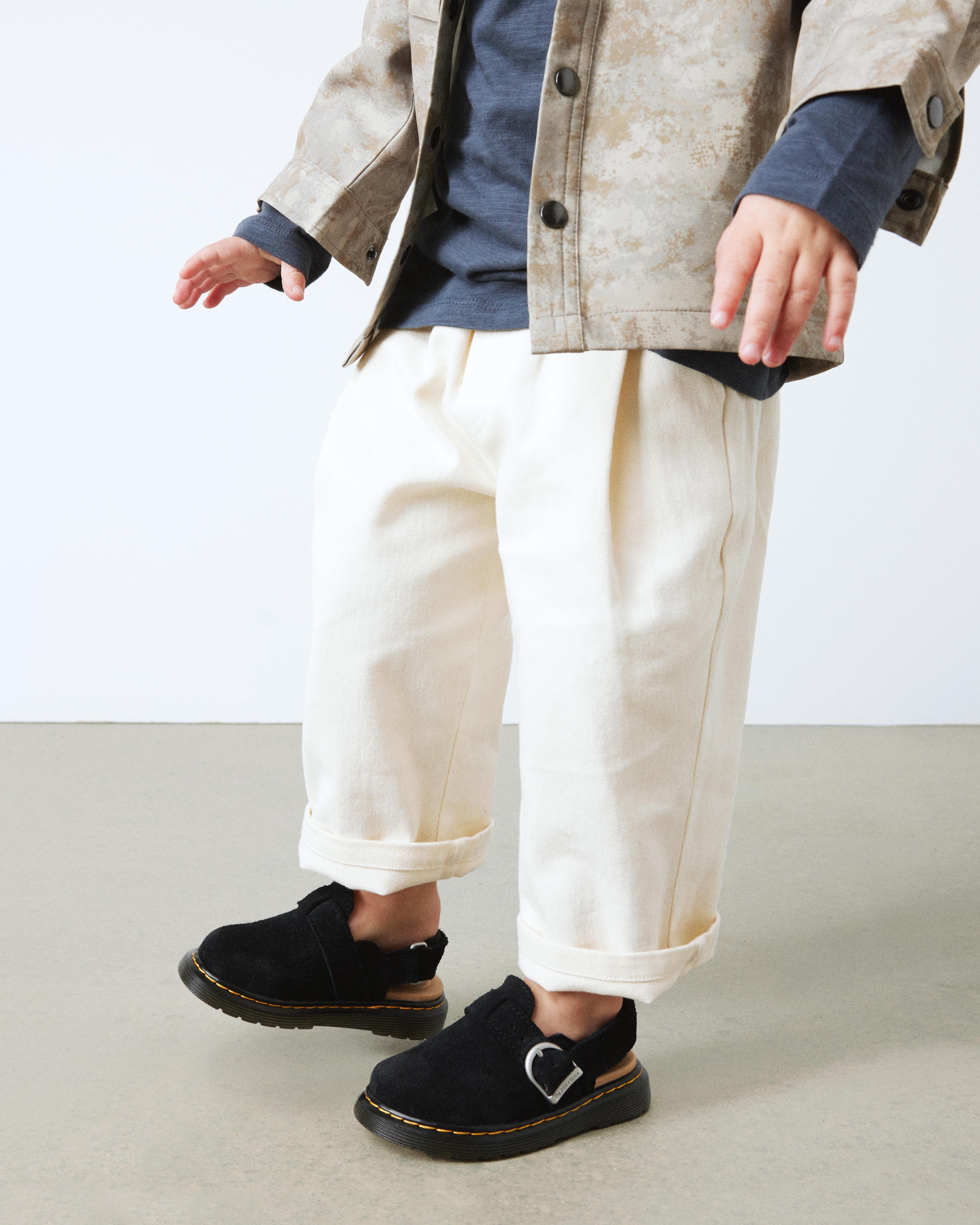 Toddler Jorgie Suede Mules in BLACK BRONX SUEDE