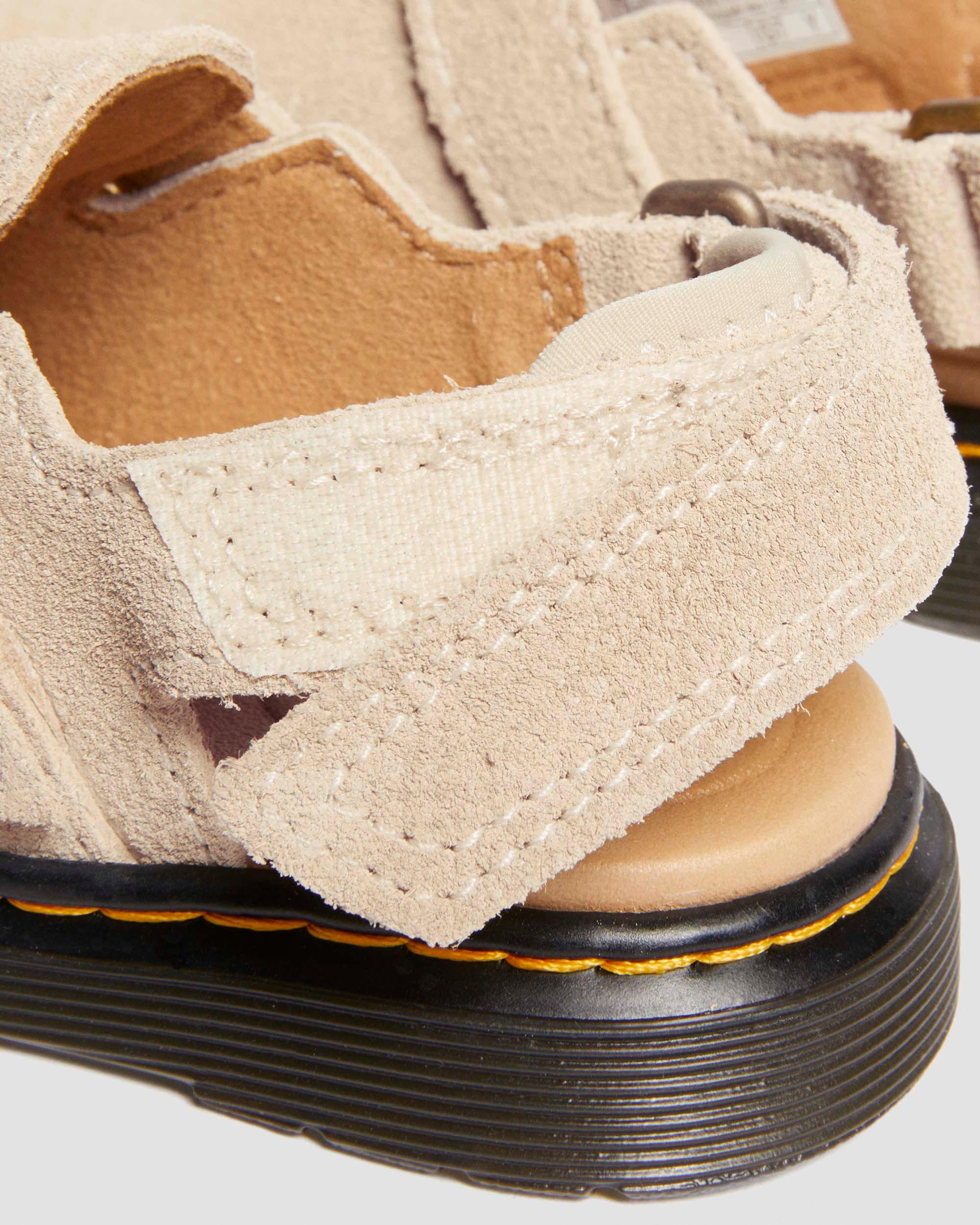 Toddler Jorgie Suede Mules in LIGHT TAN | Dr. Martens™