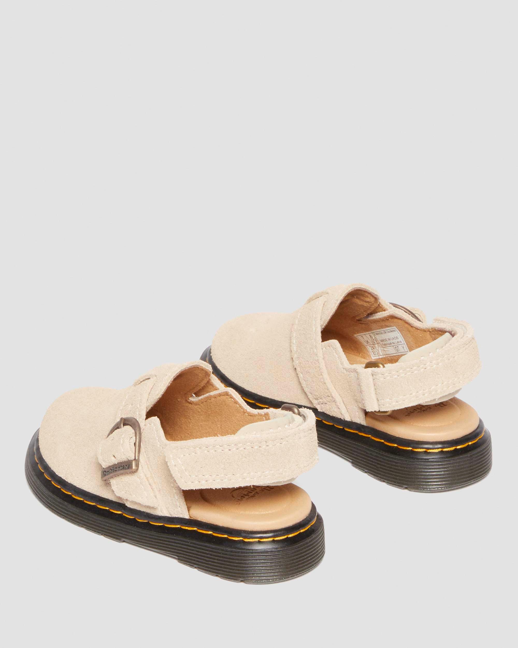 Toddler Jorgie Suede Mules in LIGHT TAN | Dr. Martens™