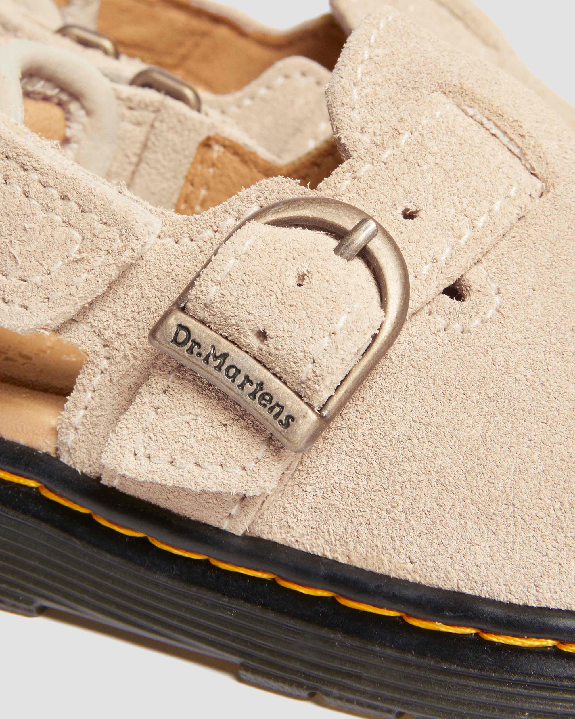 Toddler Jorgie Suede Mules in LIGHT TAN | Dr. Martens™