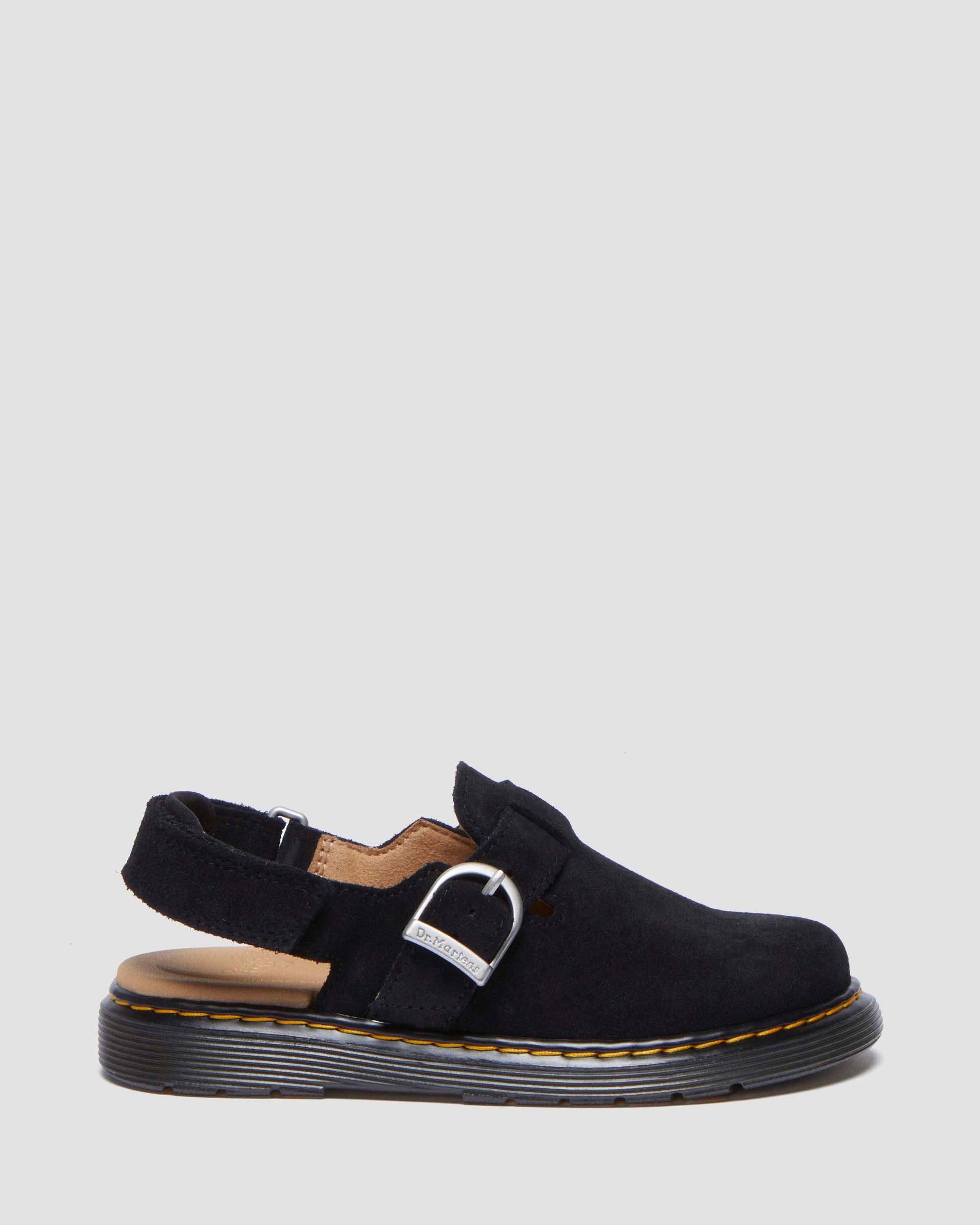 Junior Jorgie Suede Mules in BLACK BRONX SUEDE