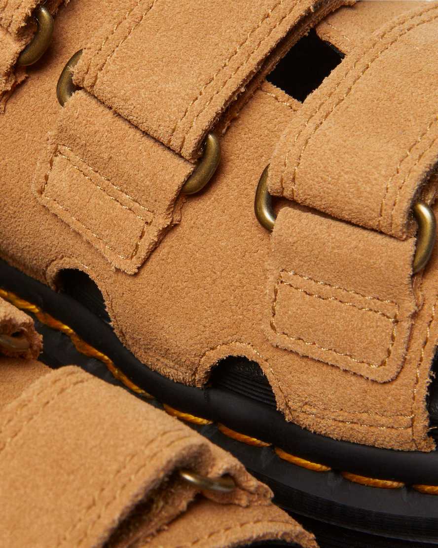 Dr. Martens' Dr. Martens Raine Slide Sandal In Tan