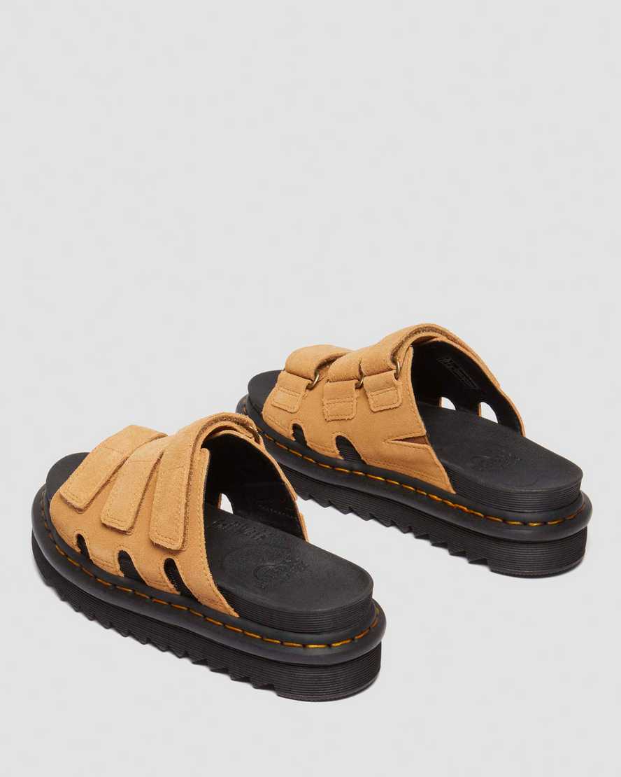 Dr. Martens' Dr. Martens Raine Slide Sandal In Tan