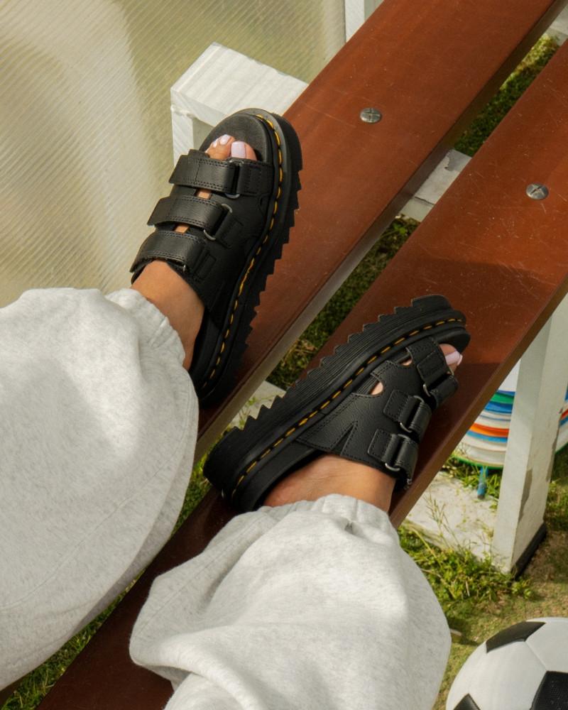 Dr. Martens Raine Slide Sandal In Black