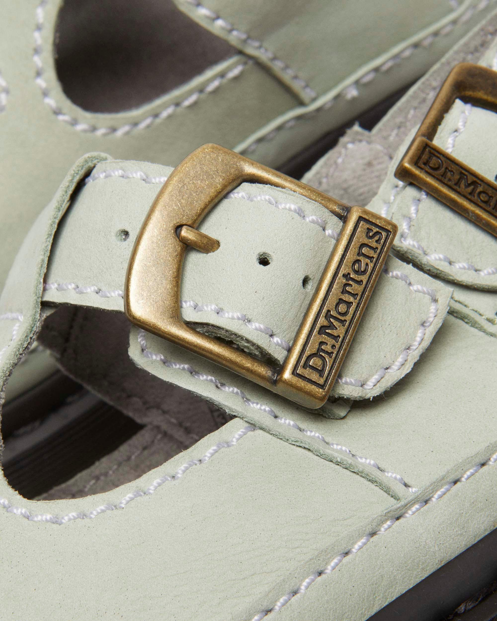Dunnet Flower Buttersoft leather sandals in Sage Green