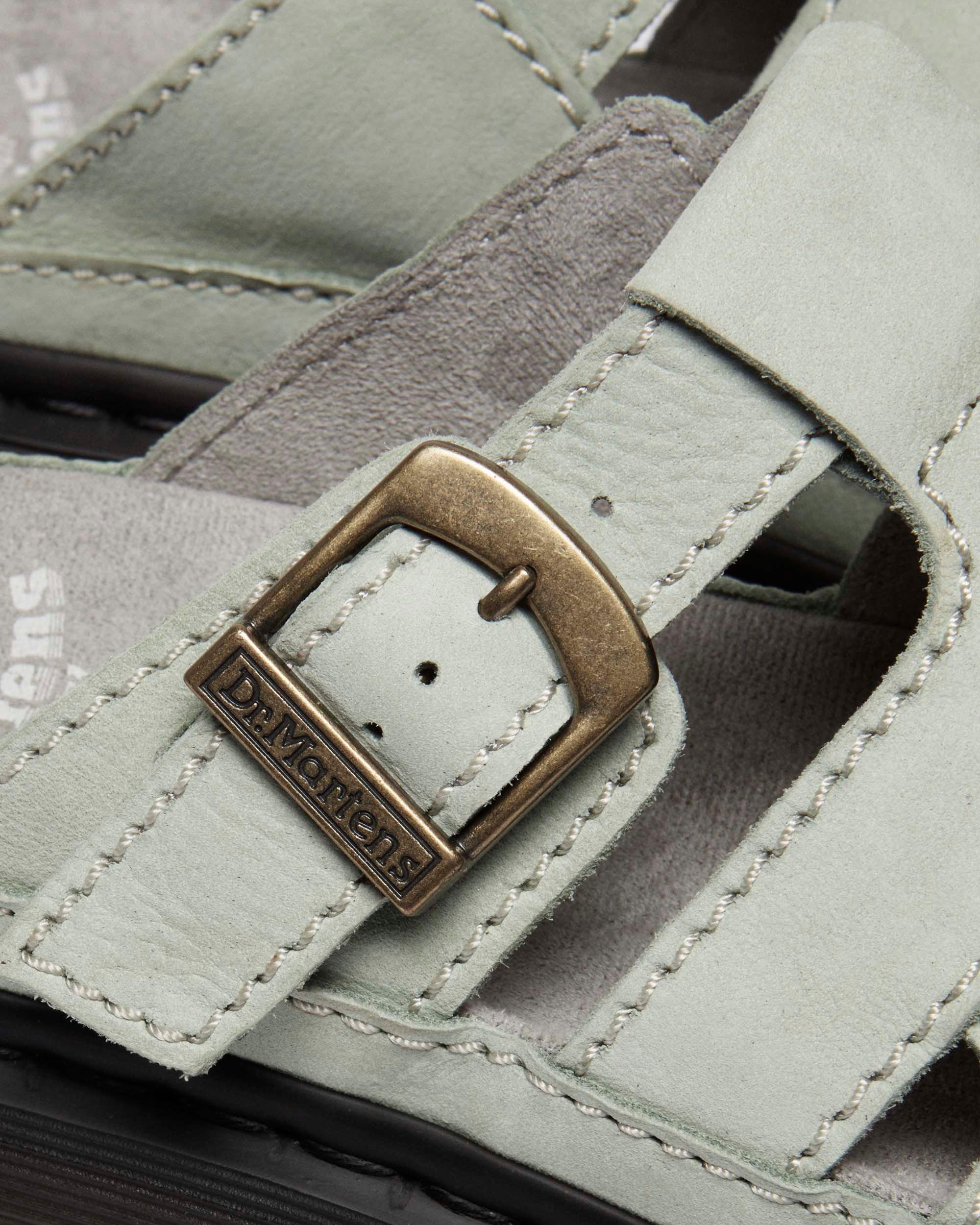 Maxxy Slide Buttersoft leather sandals in Sage Green