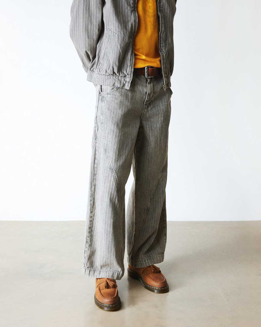 Dr. Martens Adrian Tumbled Nubuck Tassle Loafers In Brown