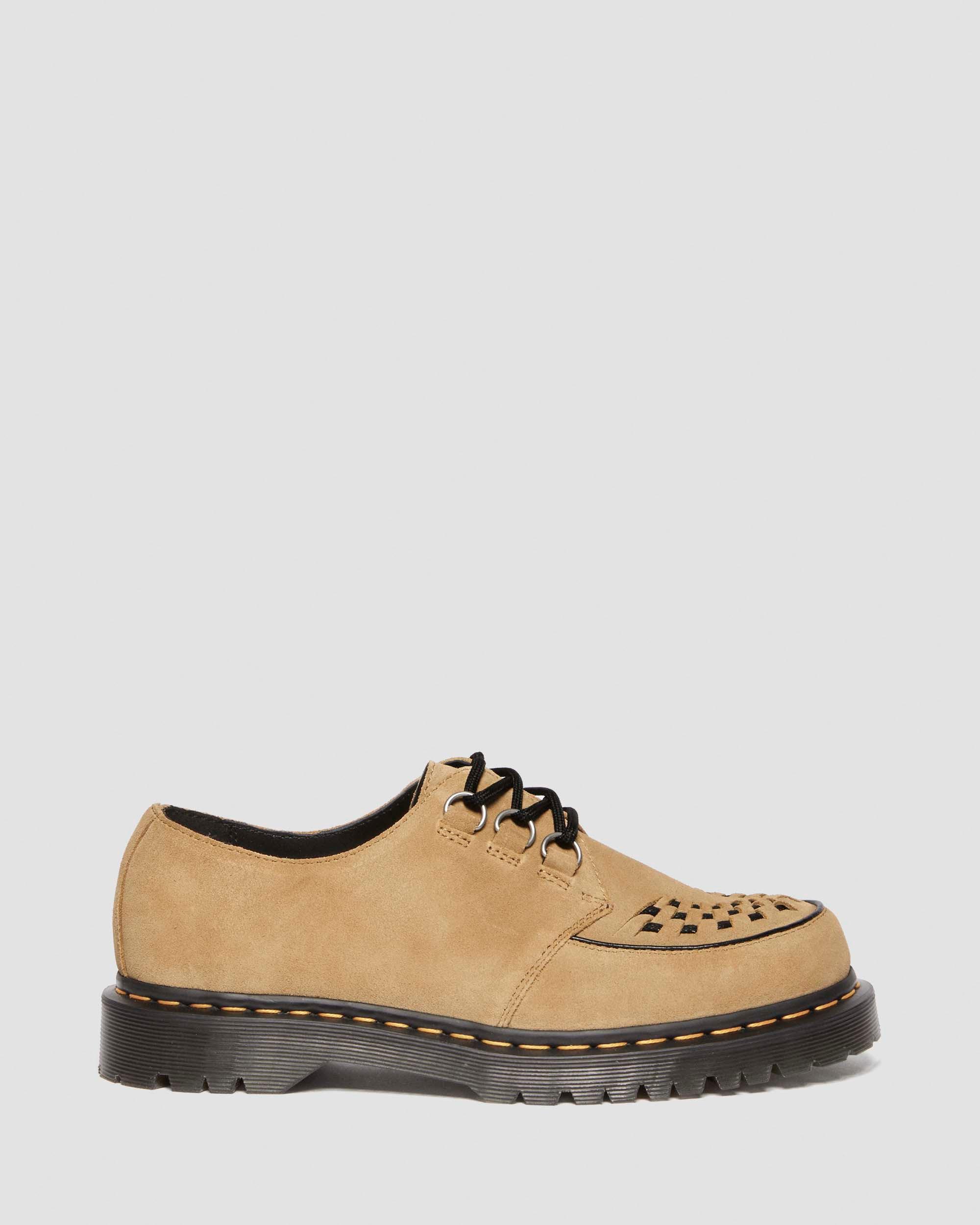 Creepers Ramsey en daim Woven in Savannah Tan