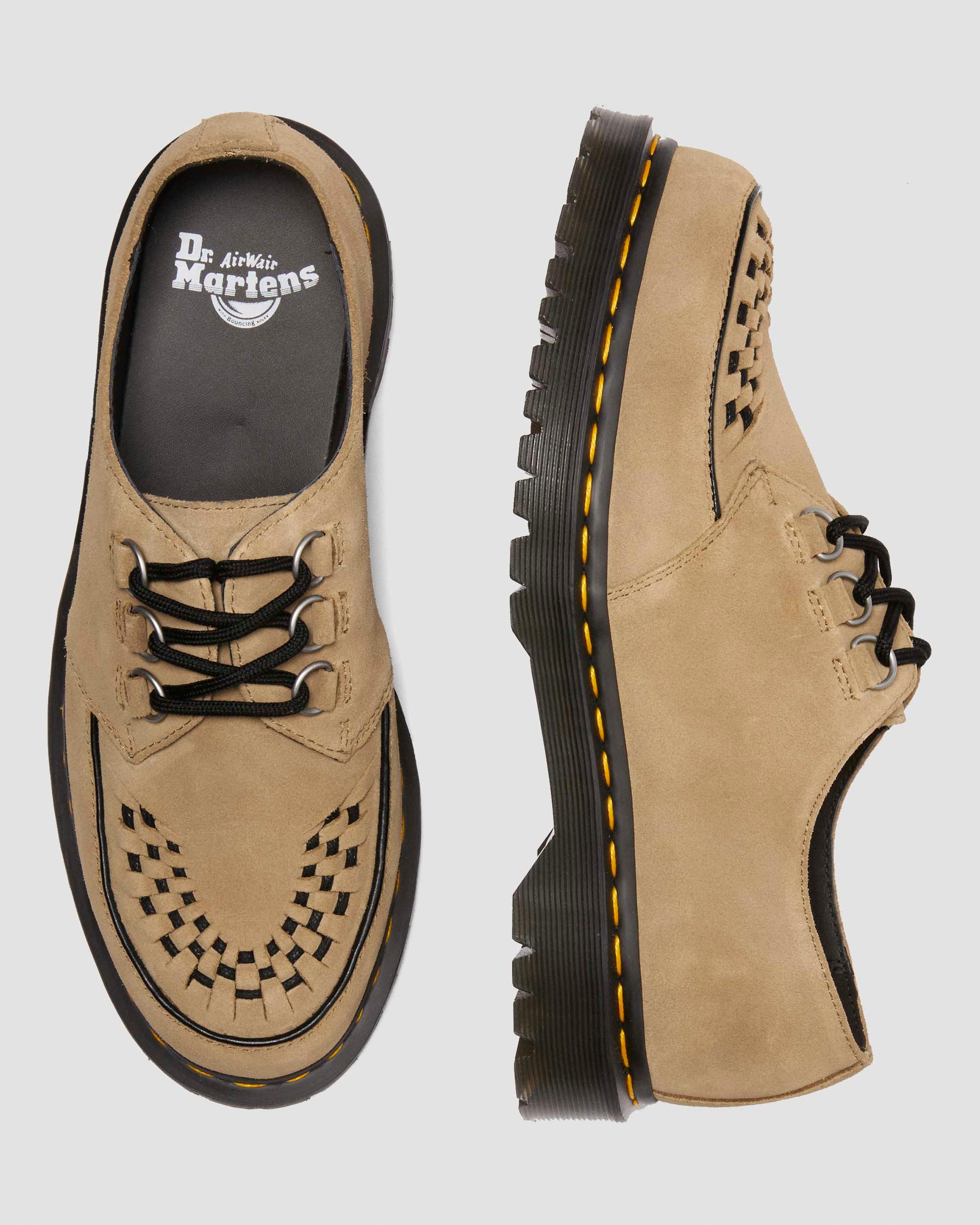 Creepers Ramsey en daim Woven in Savannah Tan