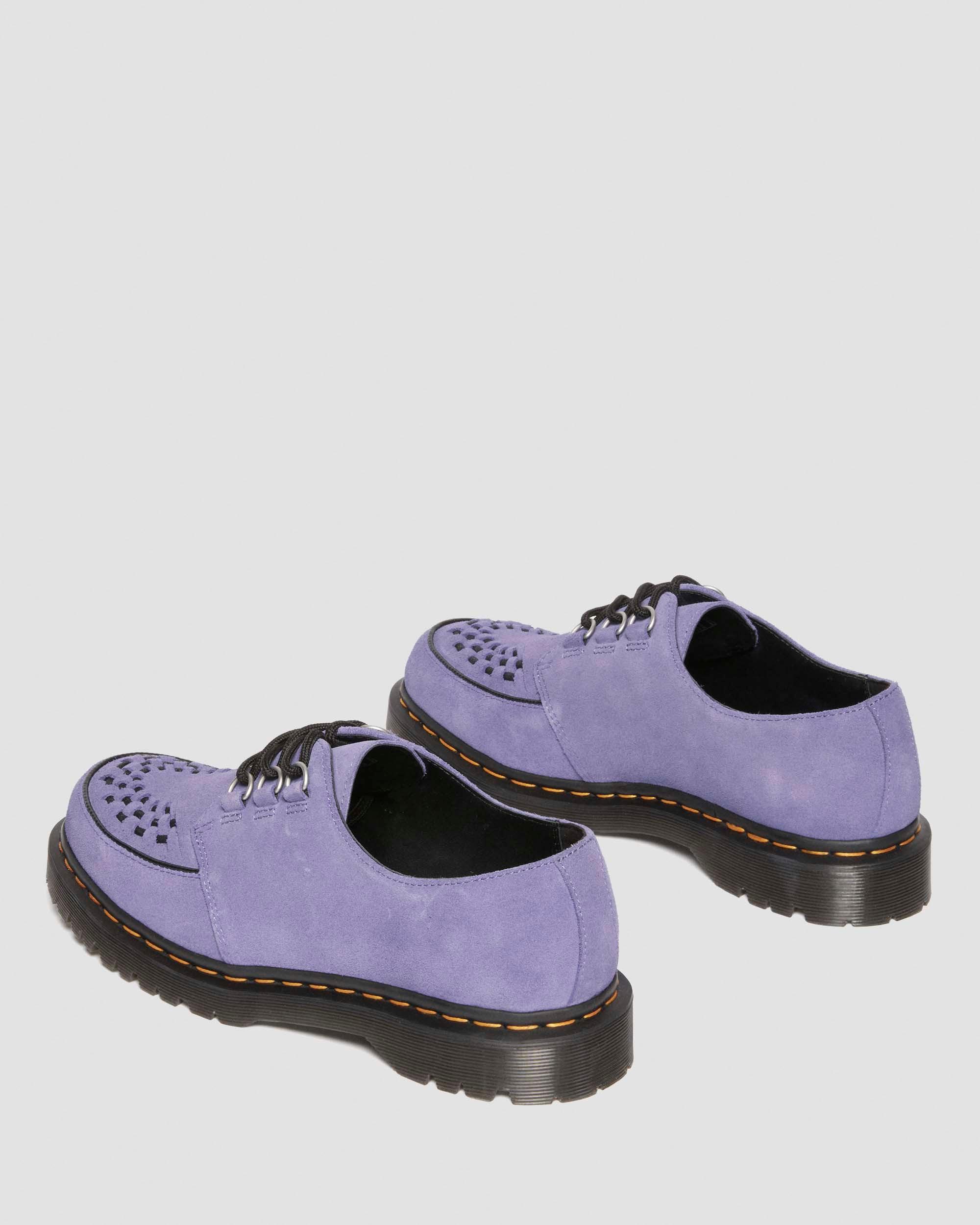 Ramsey Woven Suede  Creepers in Twilight Purple
