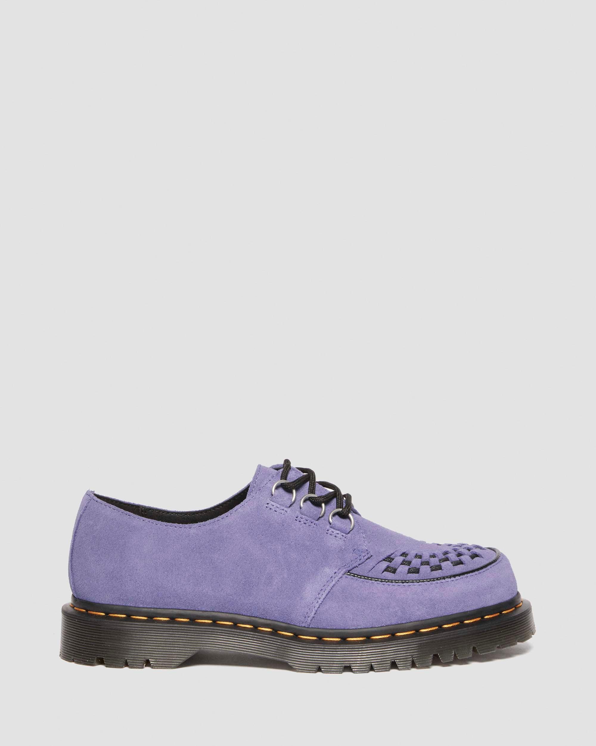 Ramsey Woven Suede  Creepers in Twilight Purple