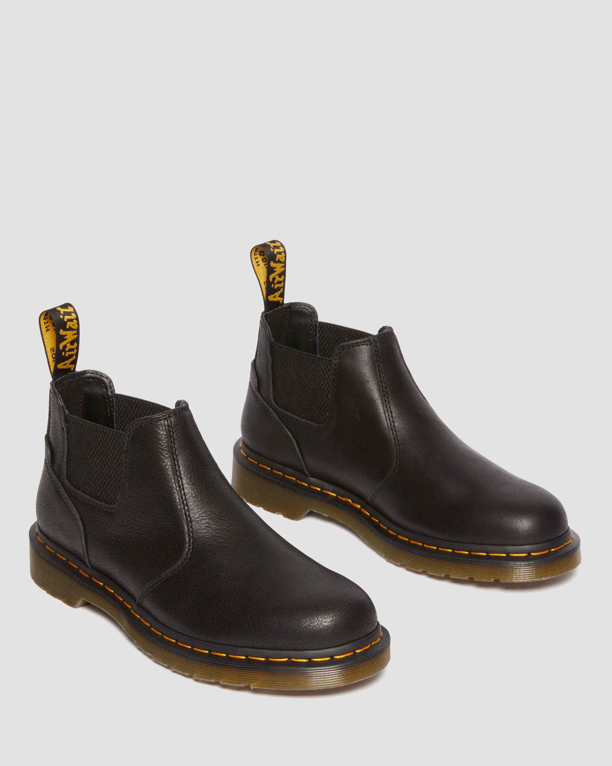 2976 Lo Ar Rogue Leather Chelsea Boots in Black