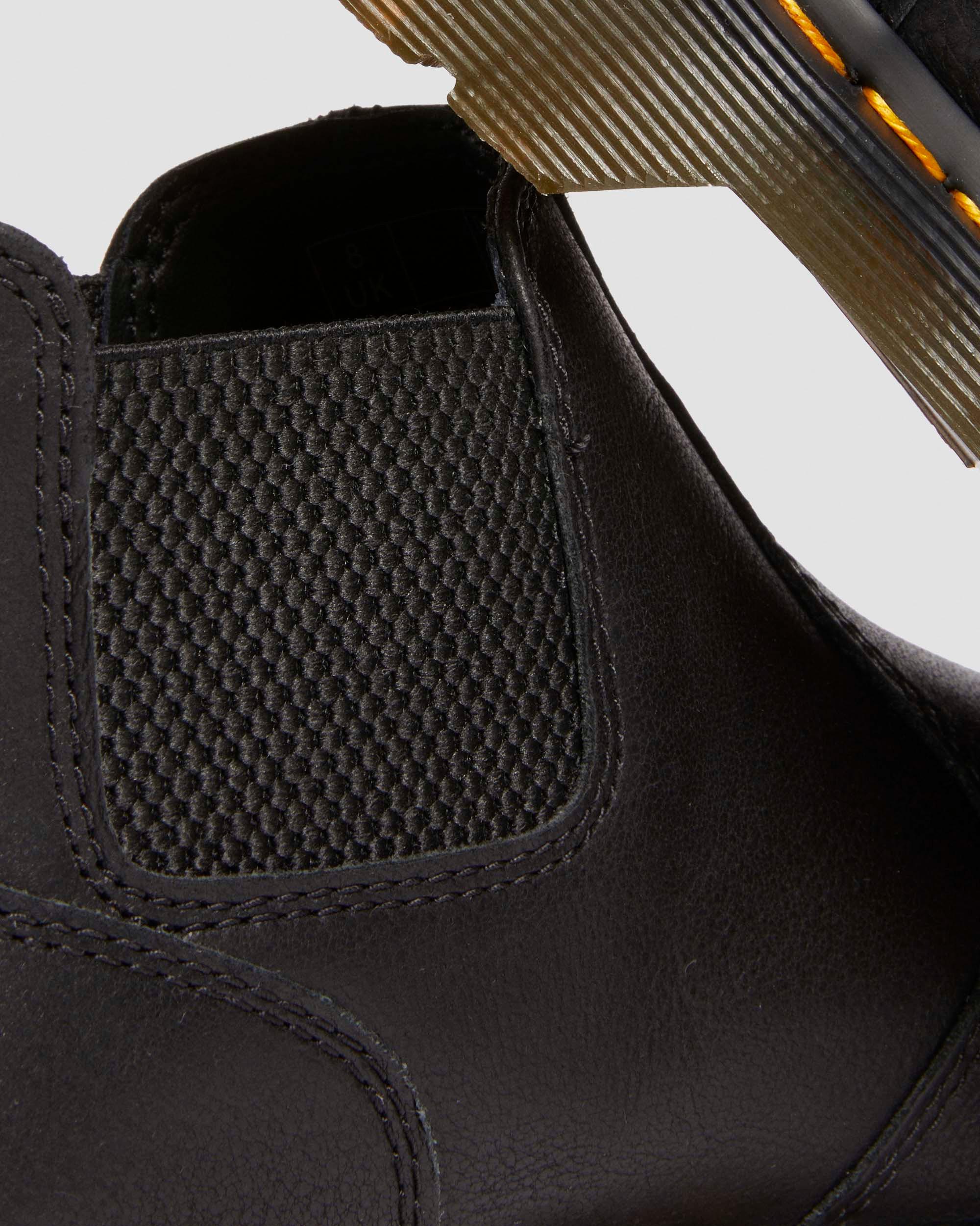 2976 Lo Ar Rogue Leather Chelsea Boots in Black
