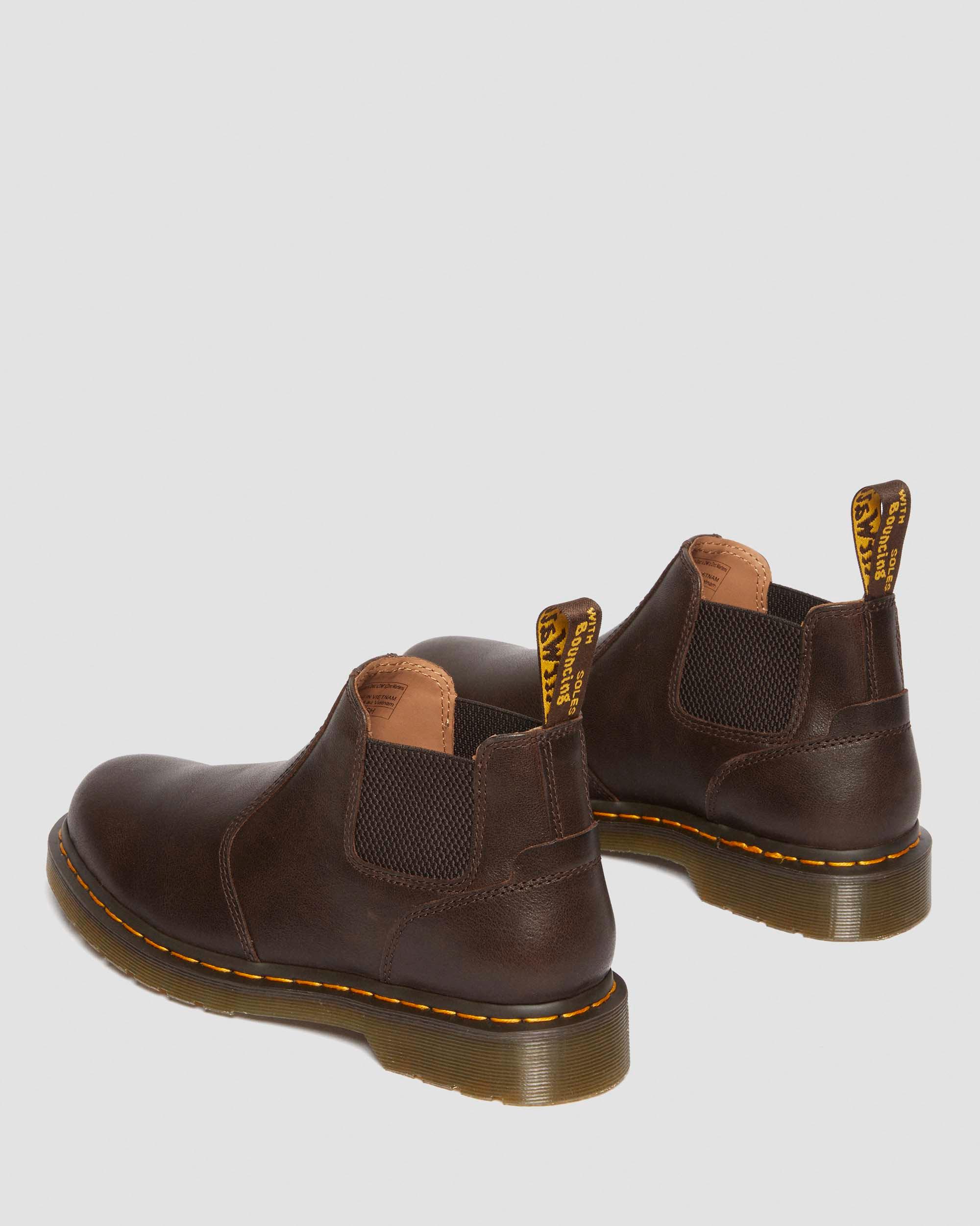 リアラDr. Martens Rozalie Distressed Patent Heeled Chelsea Boots in Black | Dr