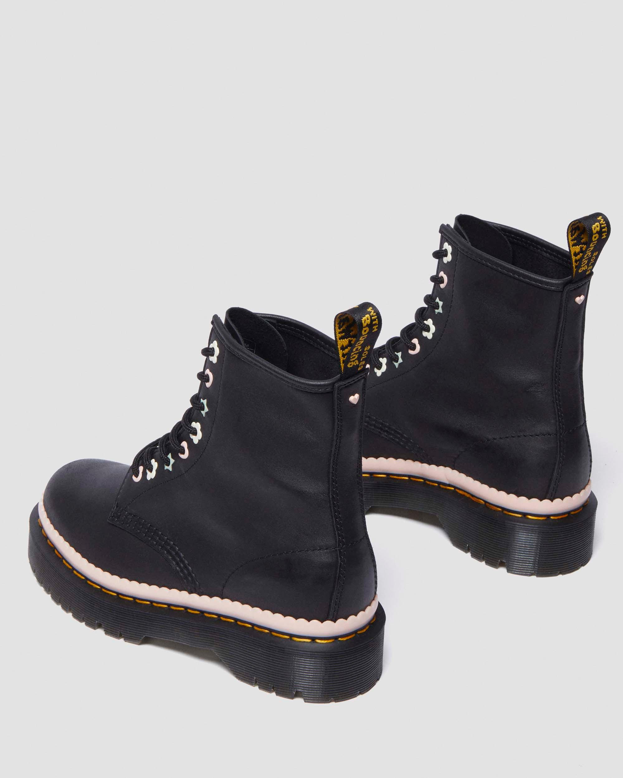 1460 Pascal Bex Front Zip leather boots in BLACK | Dr. Martens™