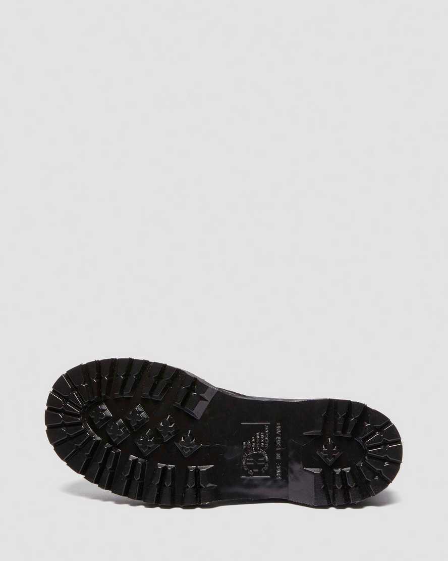 Dr. Martens' 1460 Bex Bump Toe Leather Boots In Black