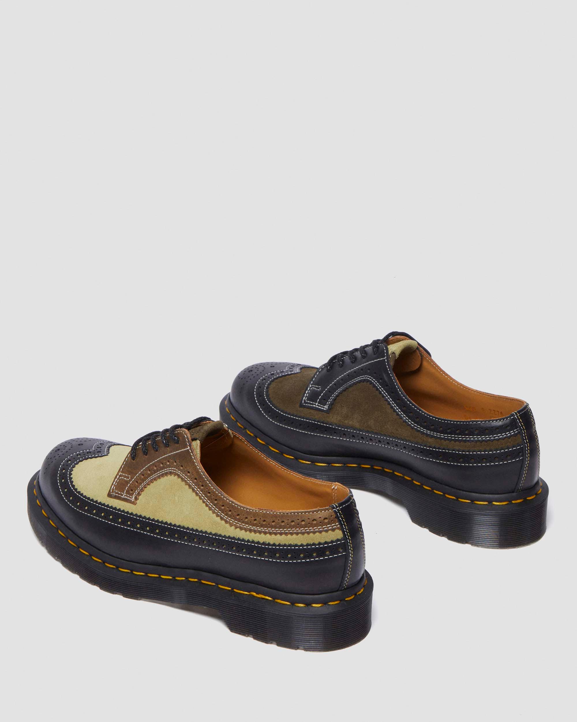 3989 Deadstock brogue shoes in Multi Green