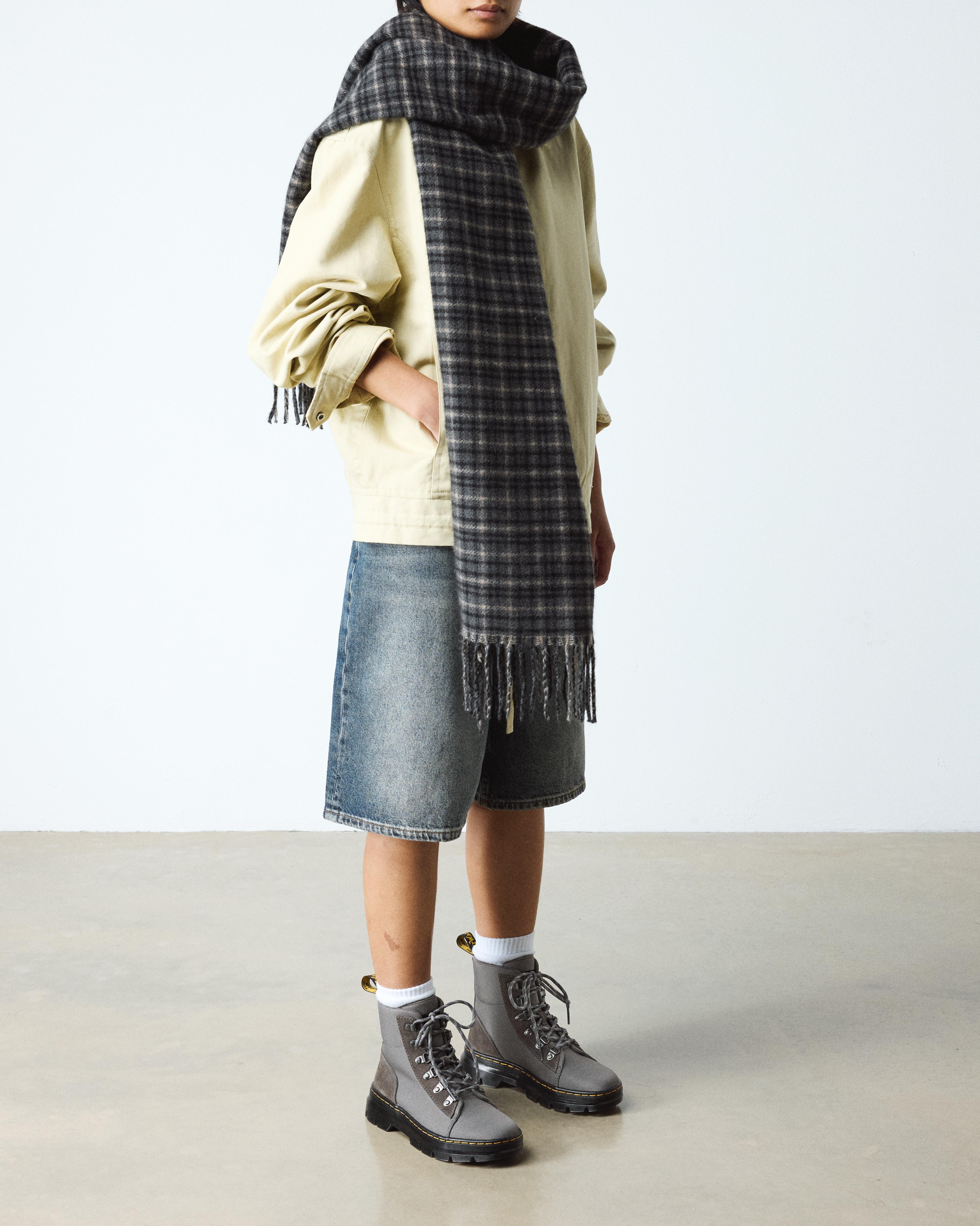 Combs W Suede Utility Boots in GUNMETAL