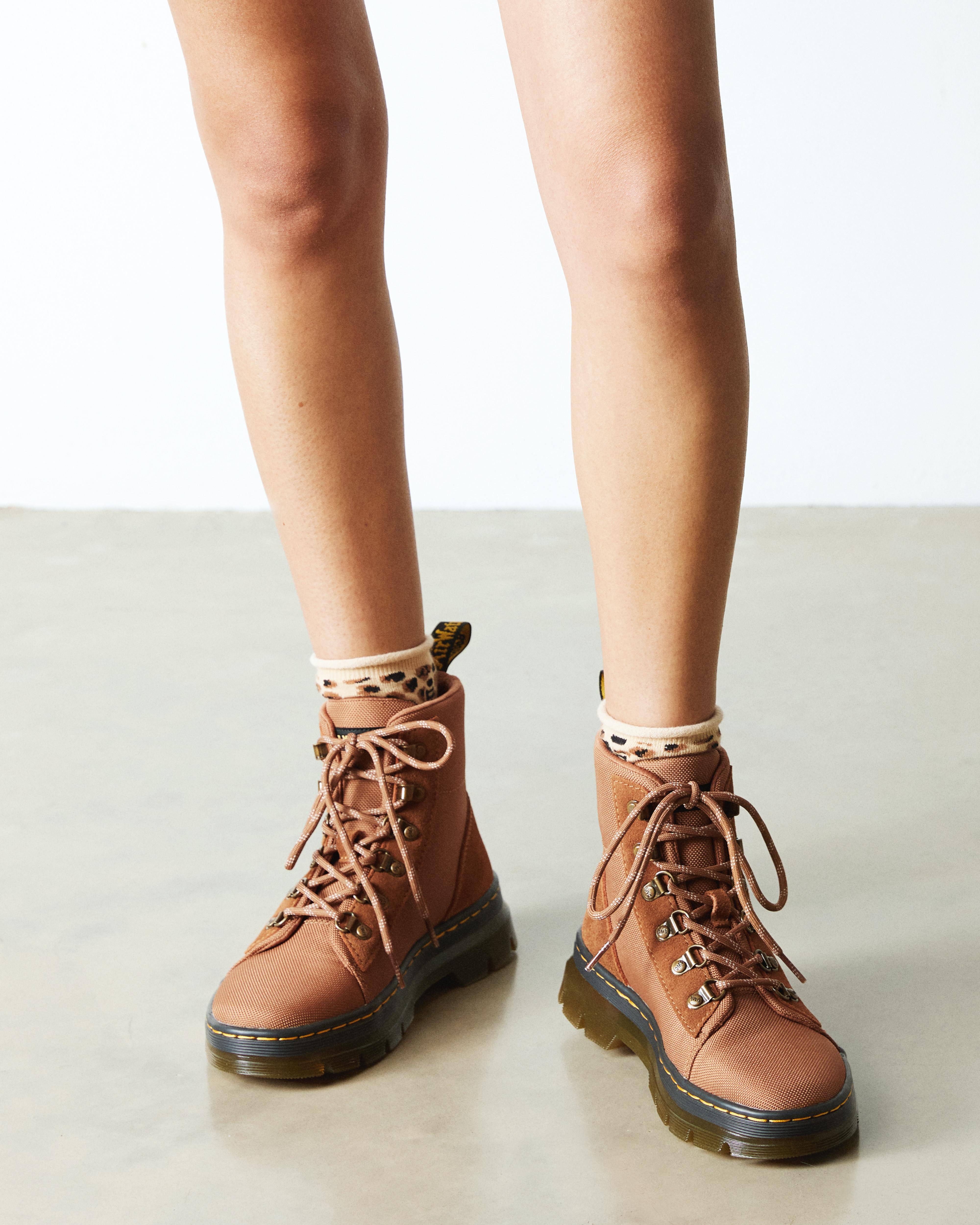 Combs W Suede Utility Boots in Desert Brown