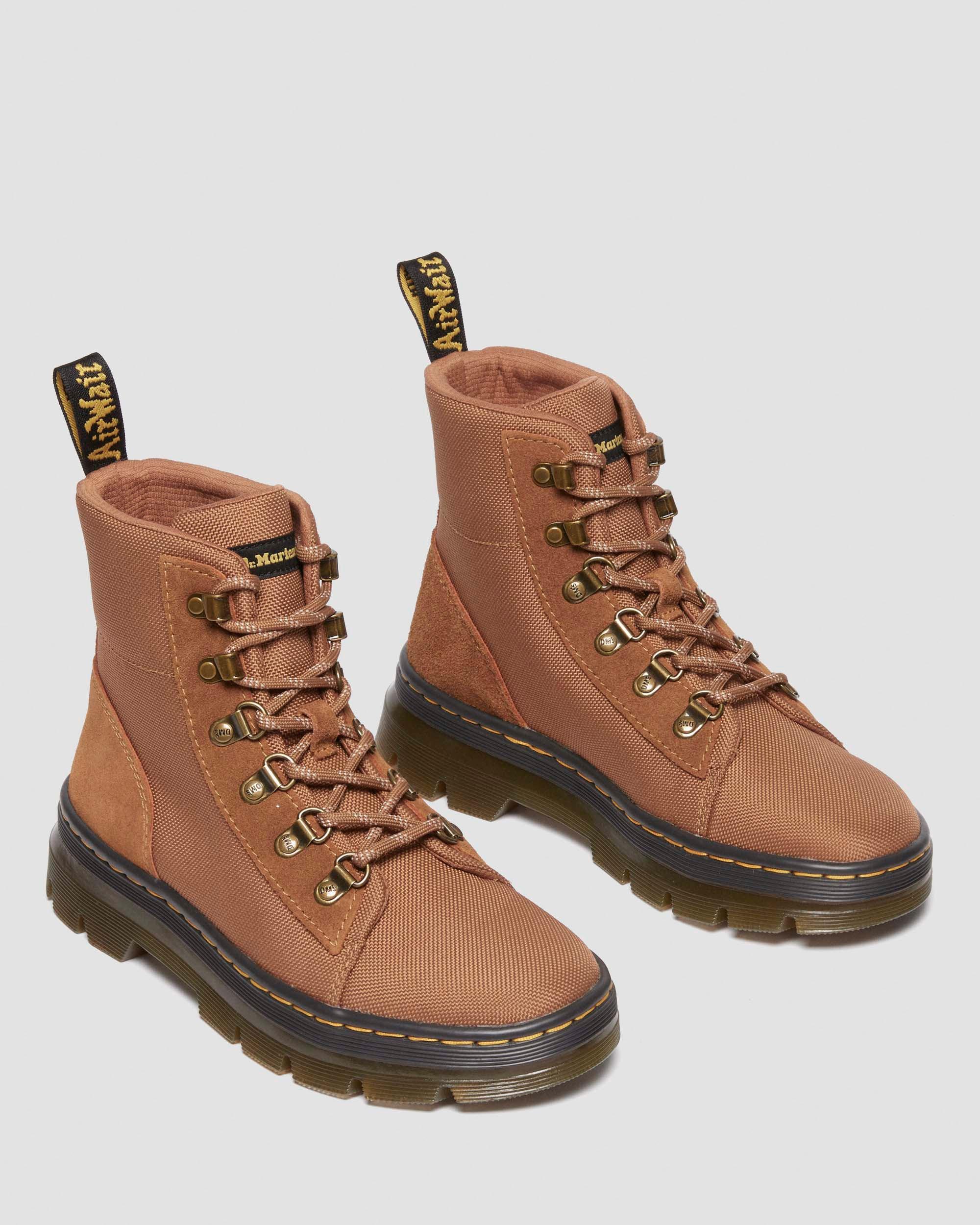 Combs W Suede Utility Boots in Desert Brown