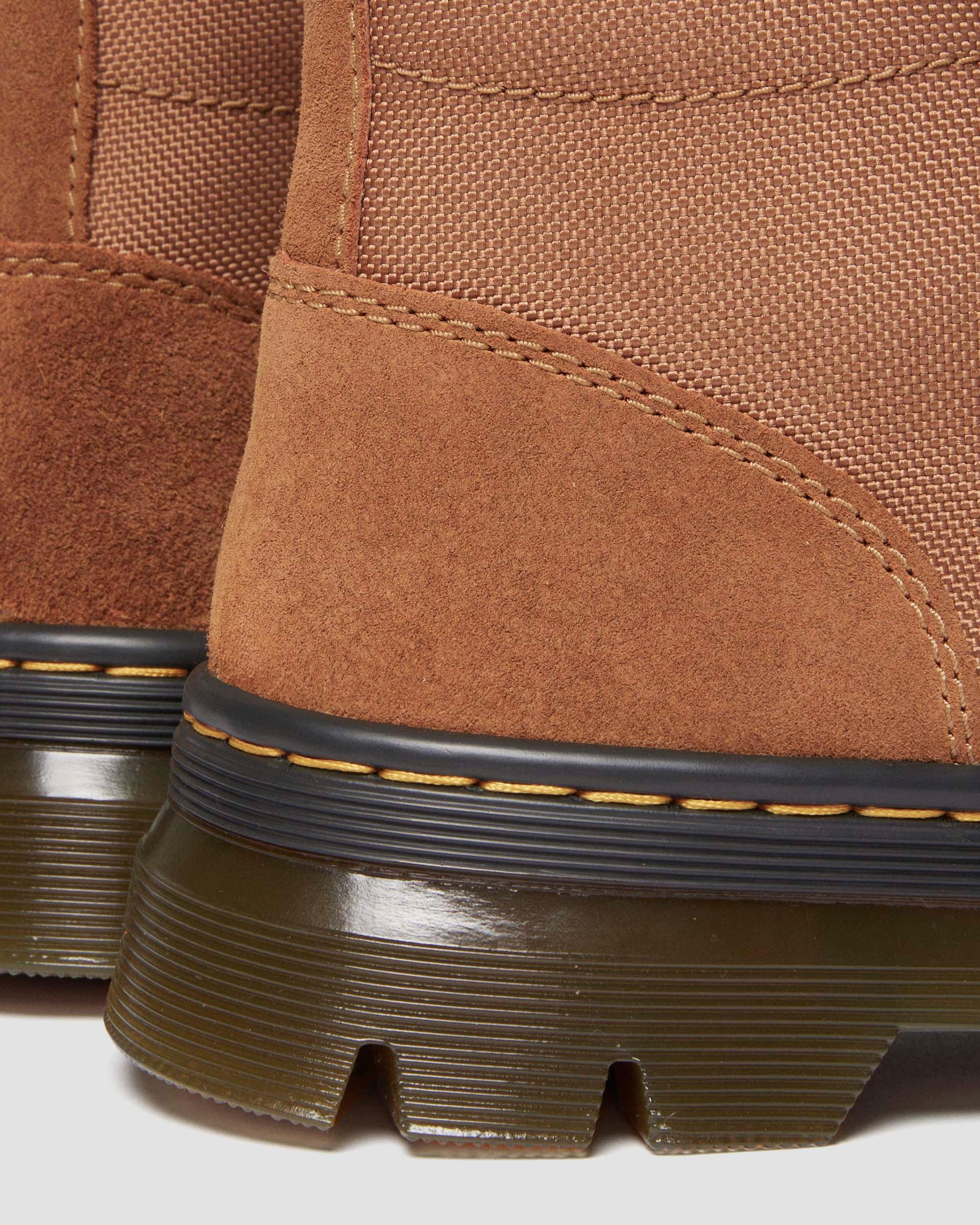Combs W Suede Utility Boots in Desert Brown