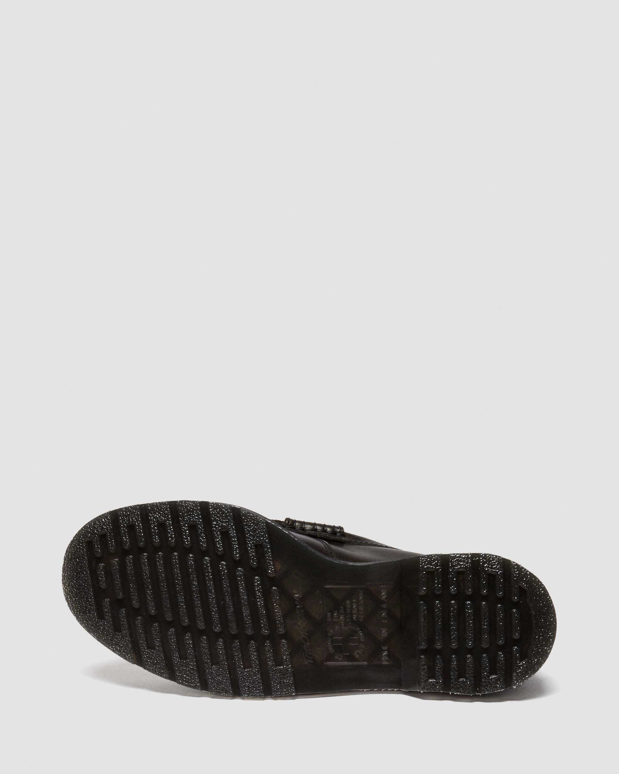 Penton two-tone leather loafers in Olive+White