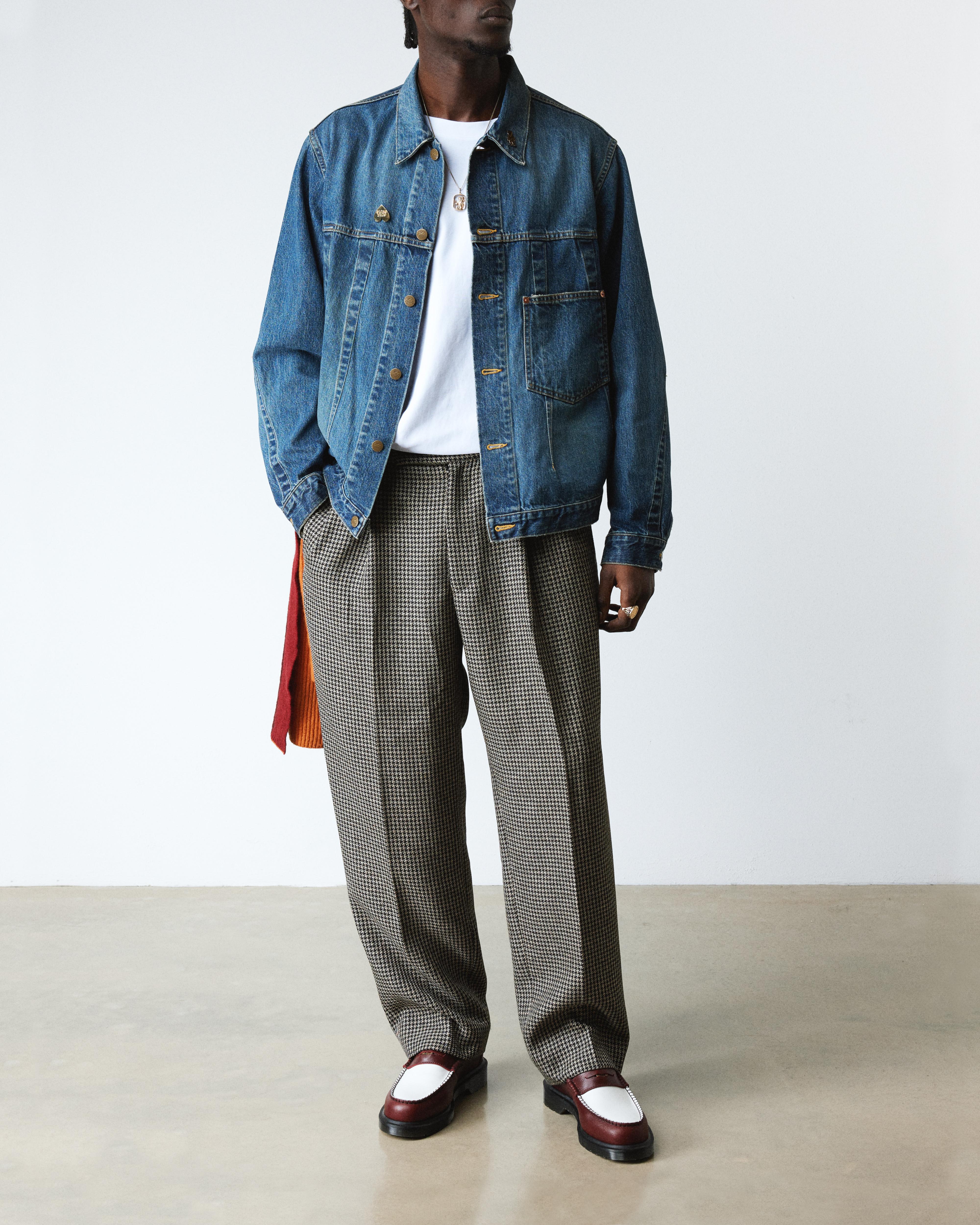Penton Two-Tone-loafers i læder in Bordeauxfarvet+Hvid