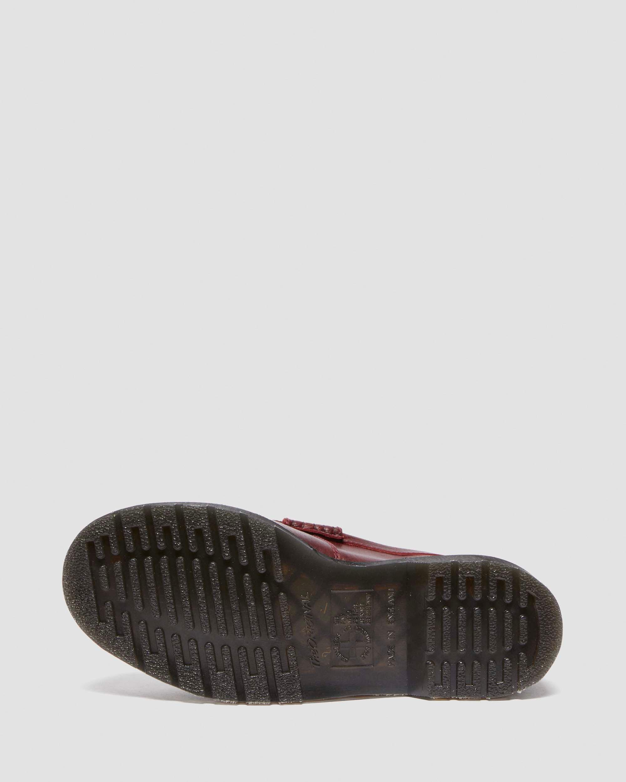 Penton Two-Tone-loafers i læder in Bordeauxfarvet+Hvid