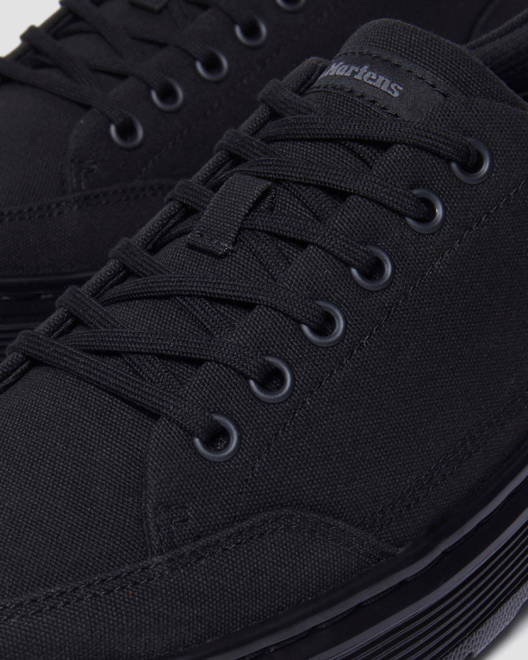 Brookline Canvas Casual Shoes in BLACK | Dr. Martens™