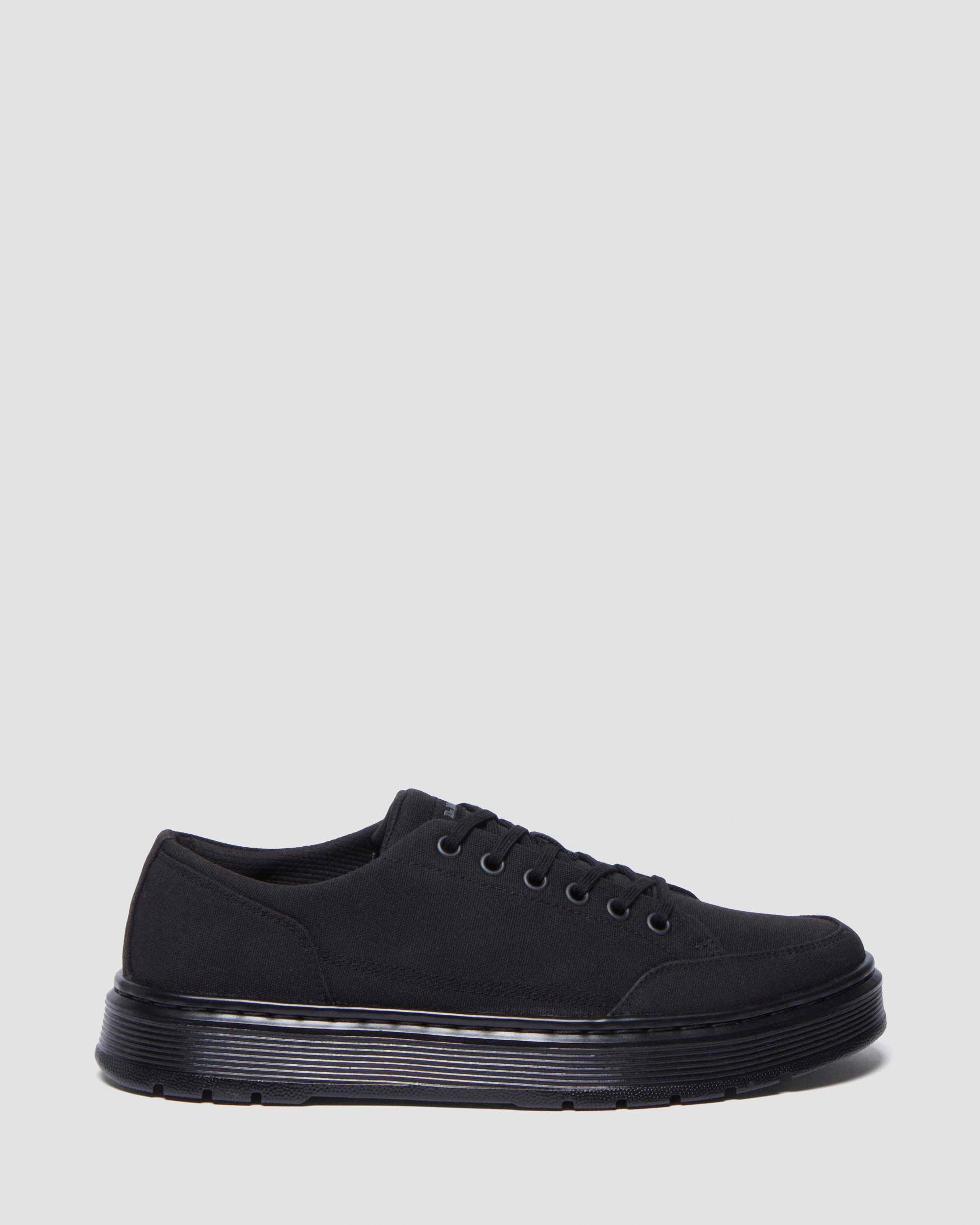 Brookline Canvas Casual Shoes in BLACK | Dr. Martens™