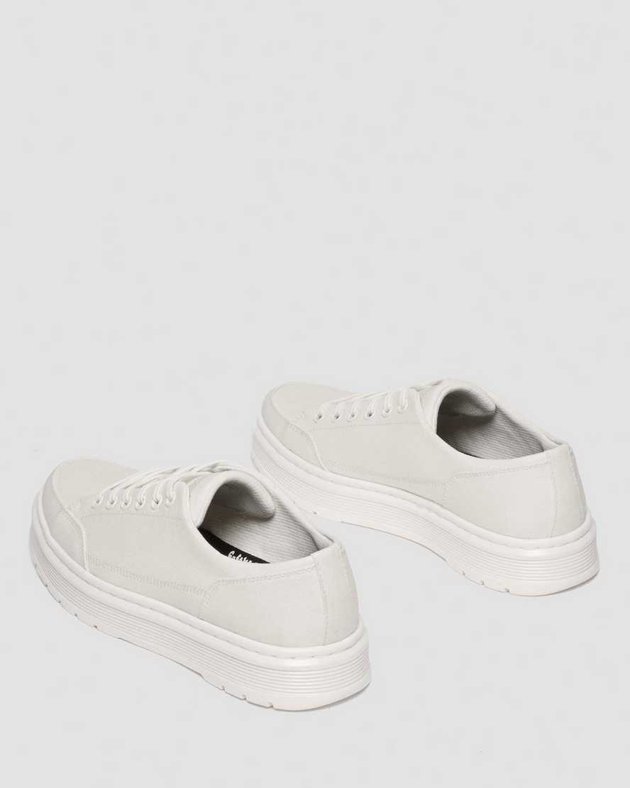 Dr. Martens' Brookline Canvas Casual Shoes In White