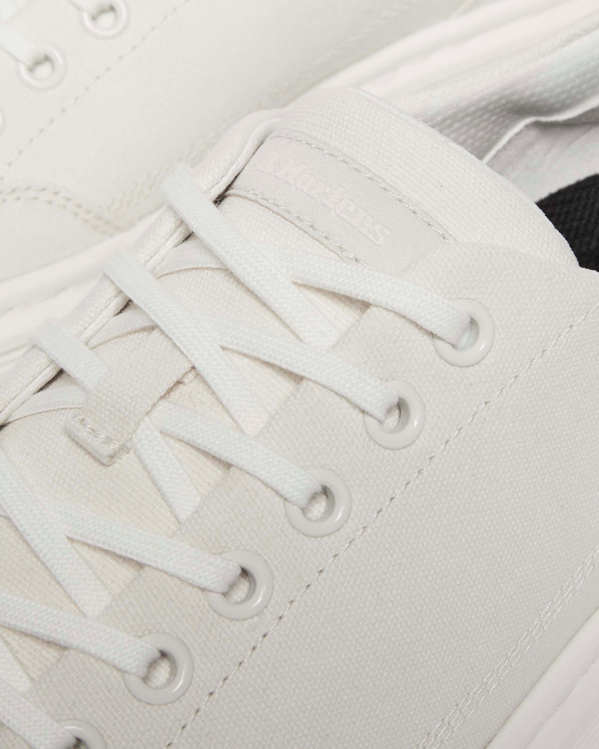 Brookline Canvas Casual Shoes in Off White Canvas