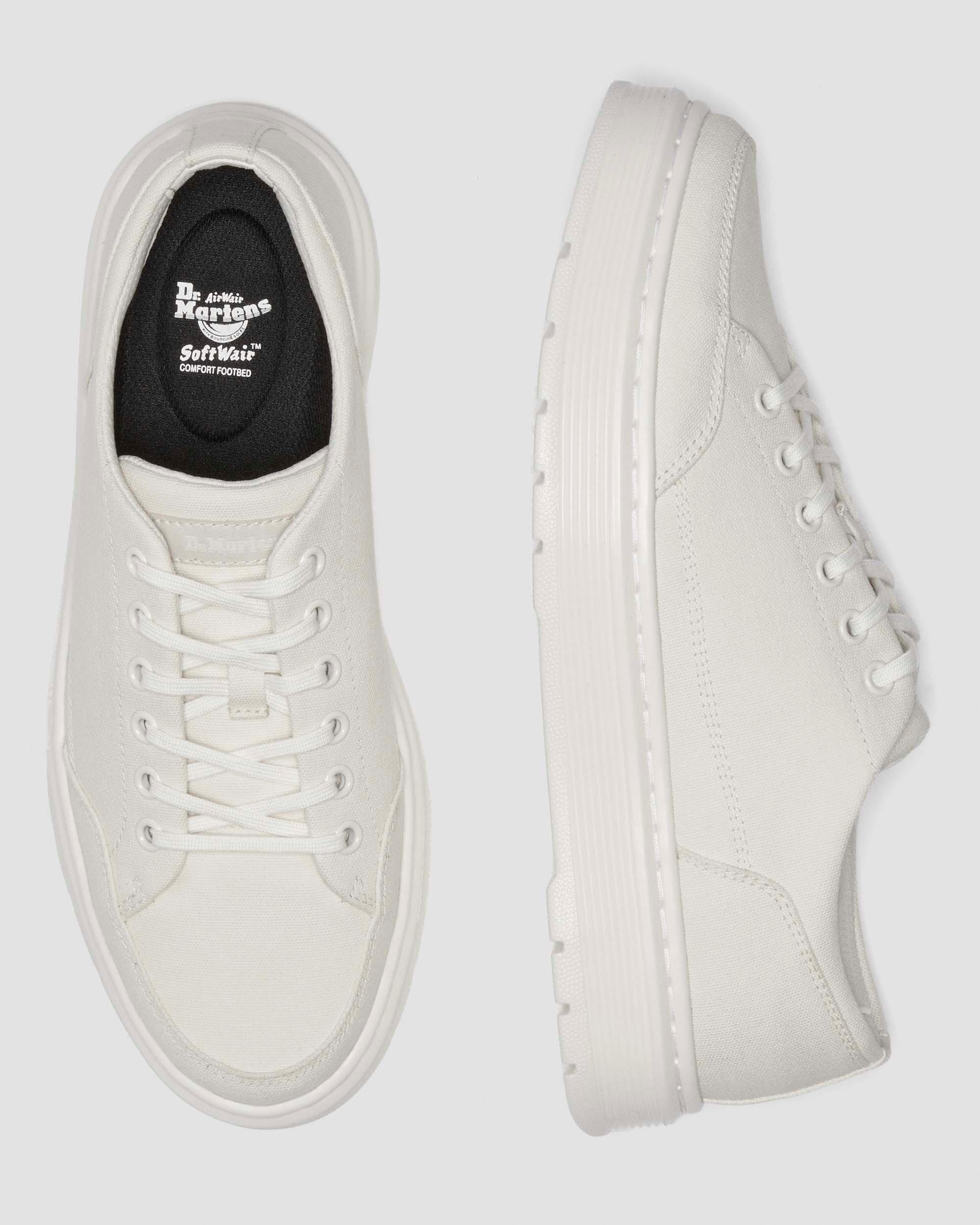 Brookline Canvas Casual Shoes in Off White Canvas