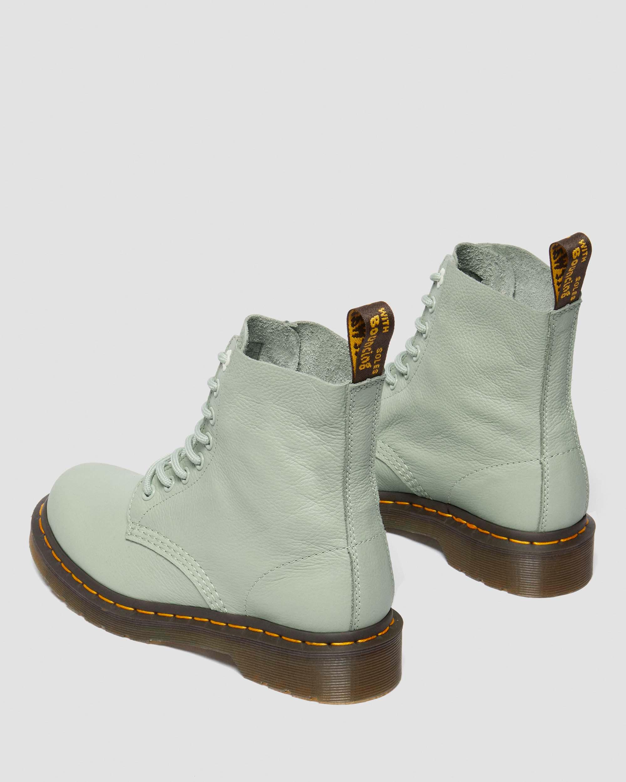 1460 Pascal Virginia leather boots in Sage Green