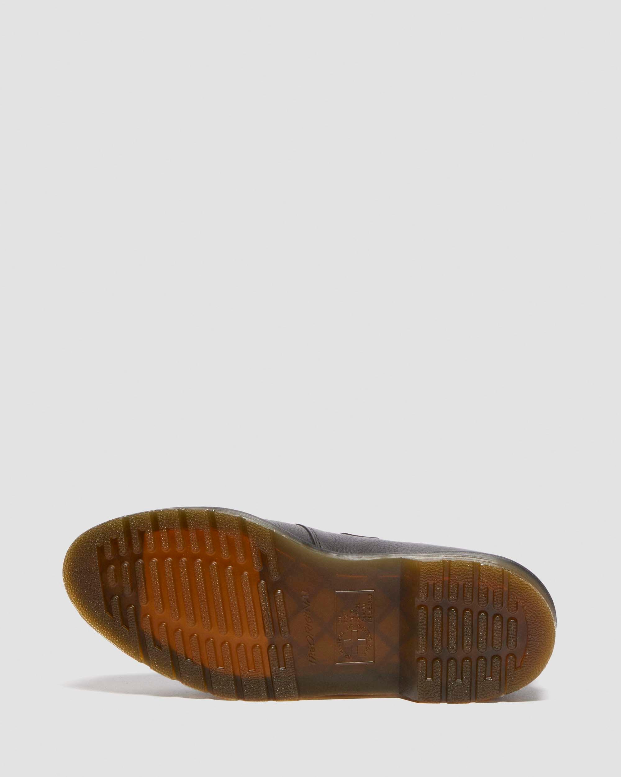Elphie Virginia leren Mary Jane schoenen in Zwart