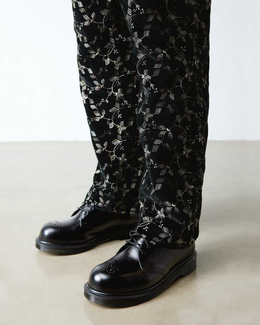 Shop Dr. Martens' 1461 Analine Leder Schuhe Mit Stahlkappe Brogues In Black